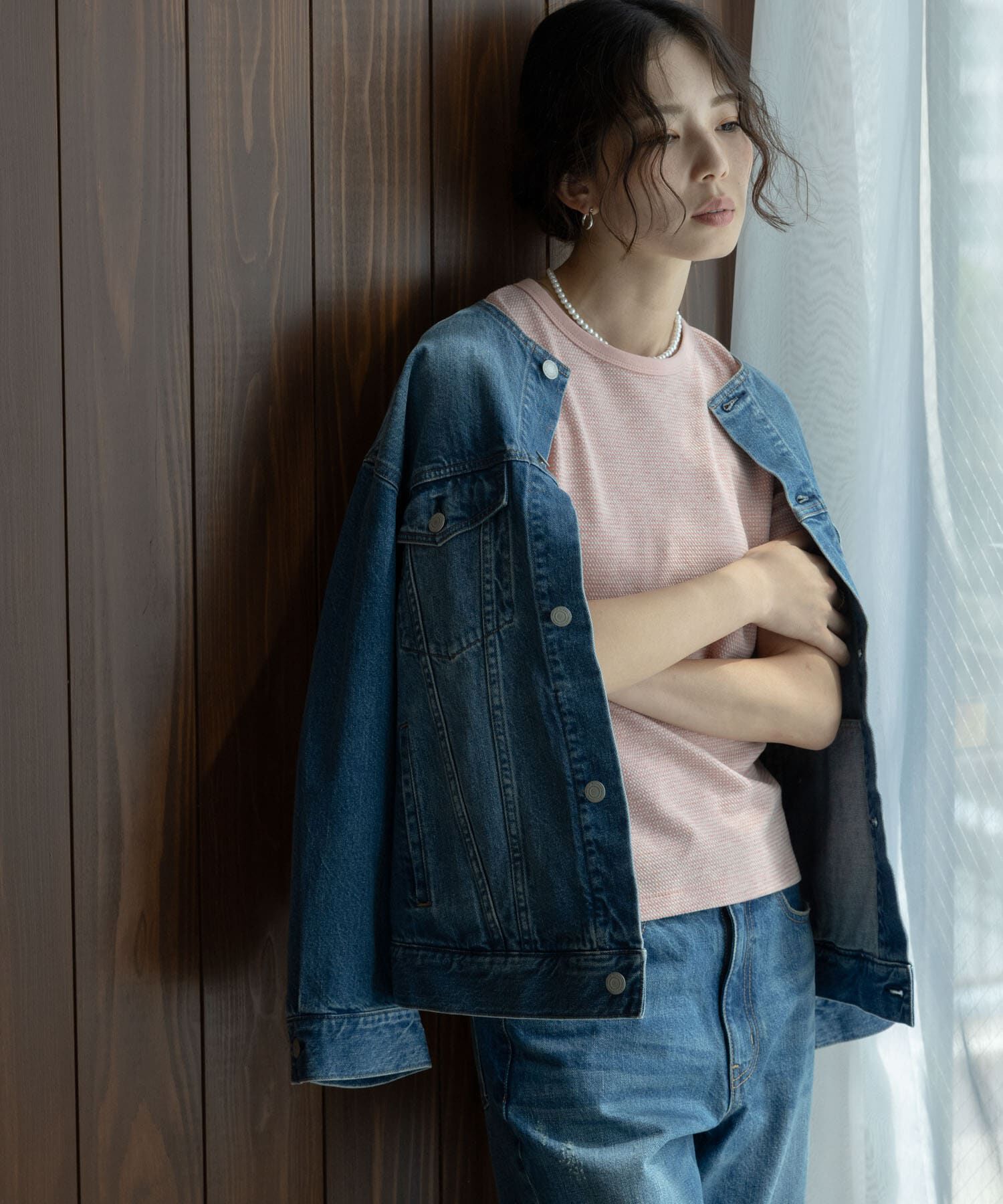 Sonny Label 「JQベーシックコンパクトTシャツ」|Tシャツ・カットソー|