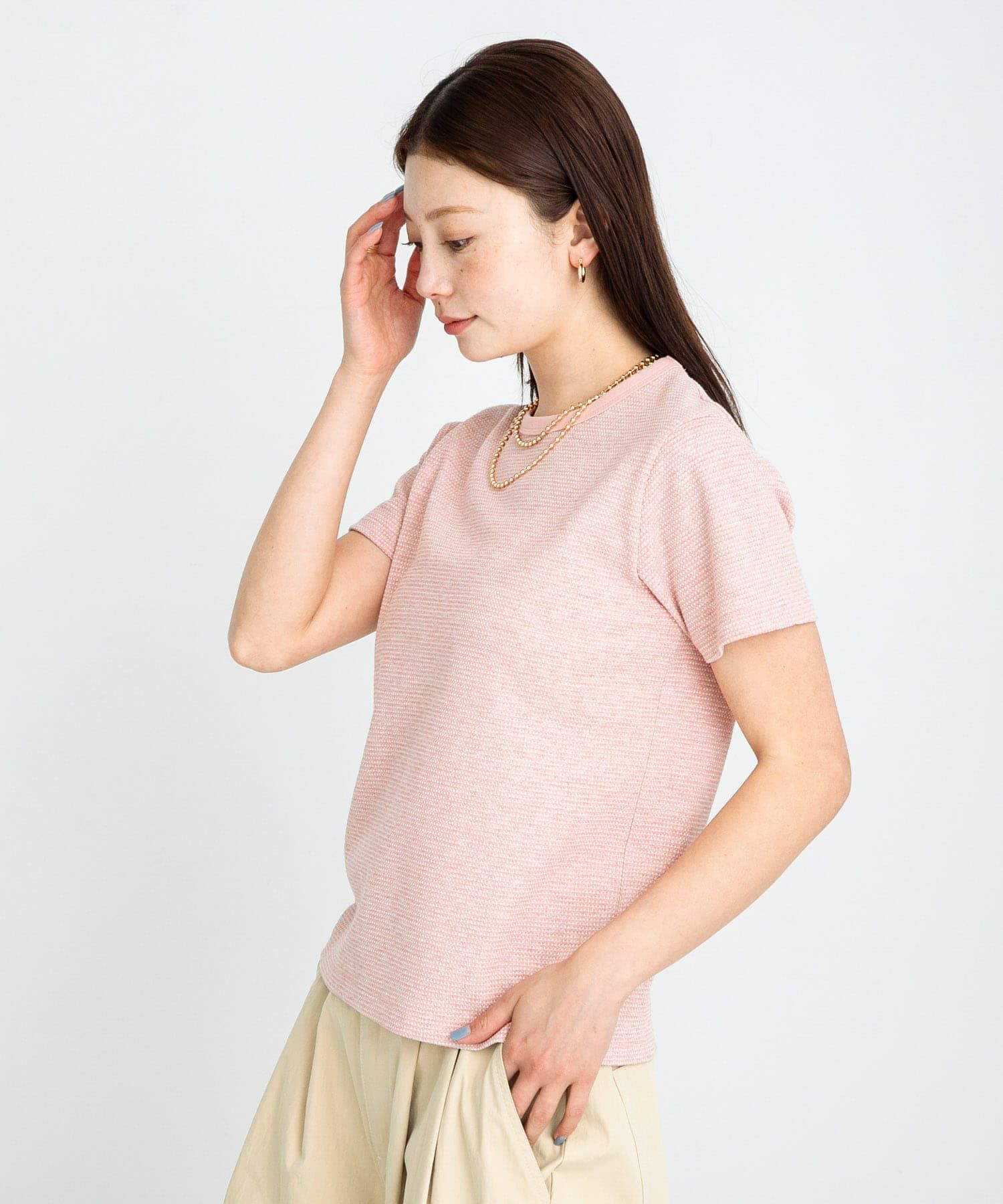 Sonny Label 「JQベーシックコンパクトTシャツ」|Tシャツ・カットソー|