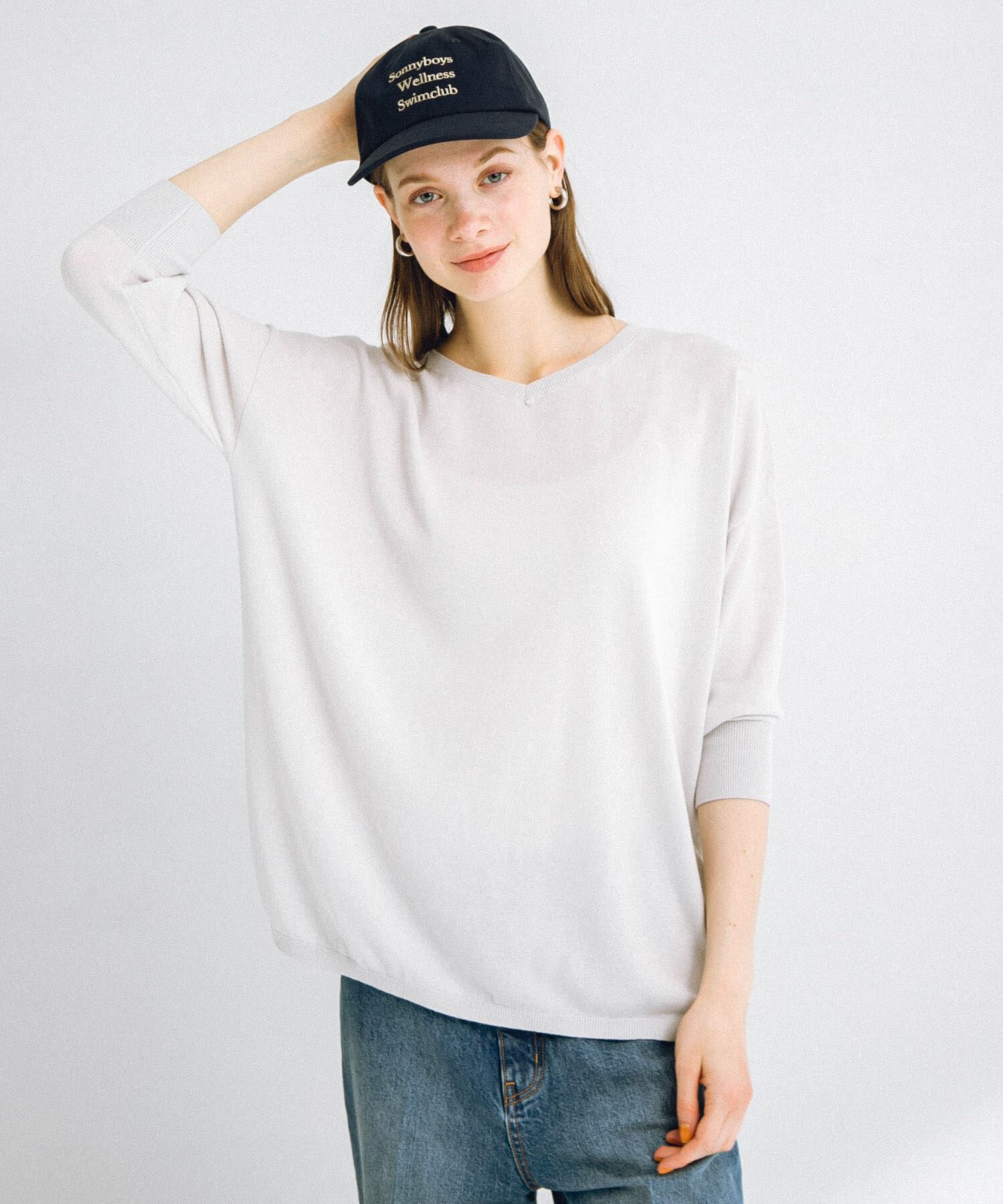 Sonny Label 「『接触冷感』クールミストワイドニットプルオーバー」|ニット・セーター|