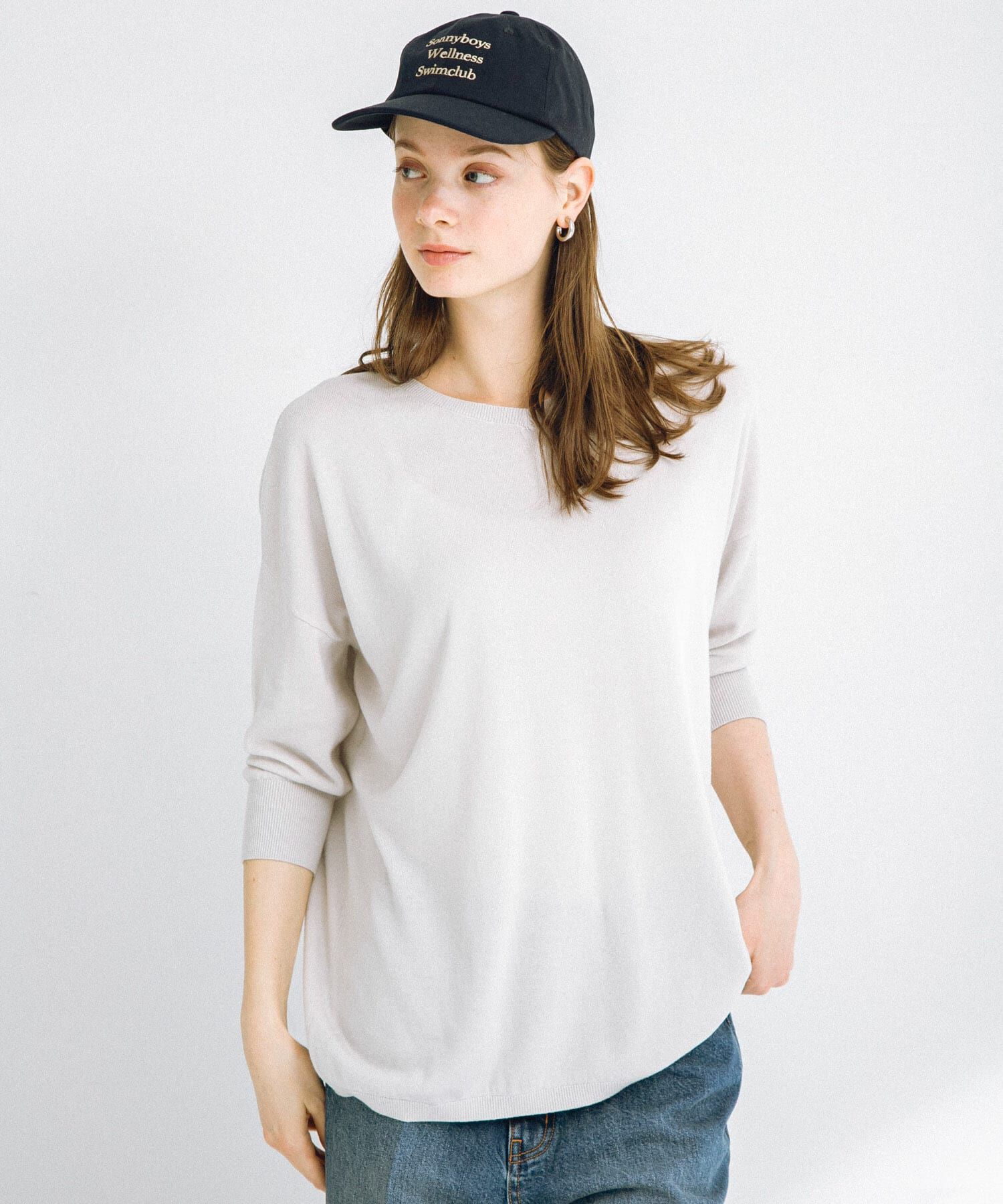 Sonny Label 「『接触冷感』クールミストワイドニットプルオーバー」|ニット・セーター|