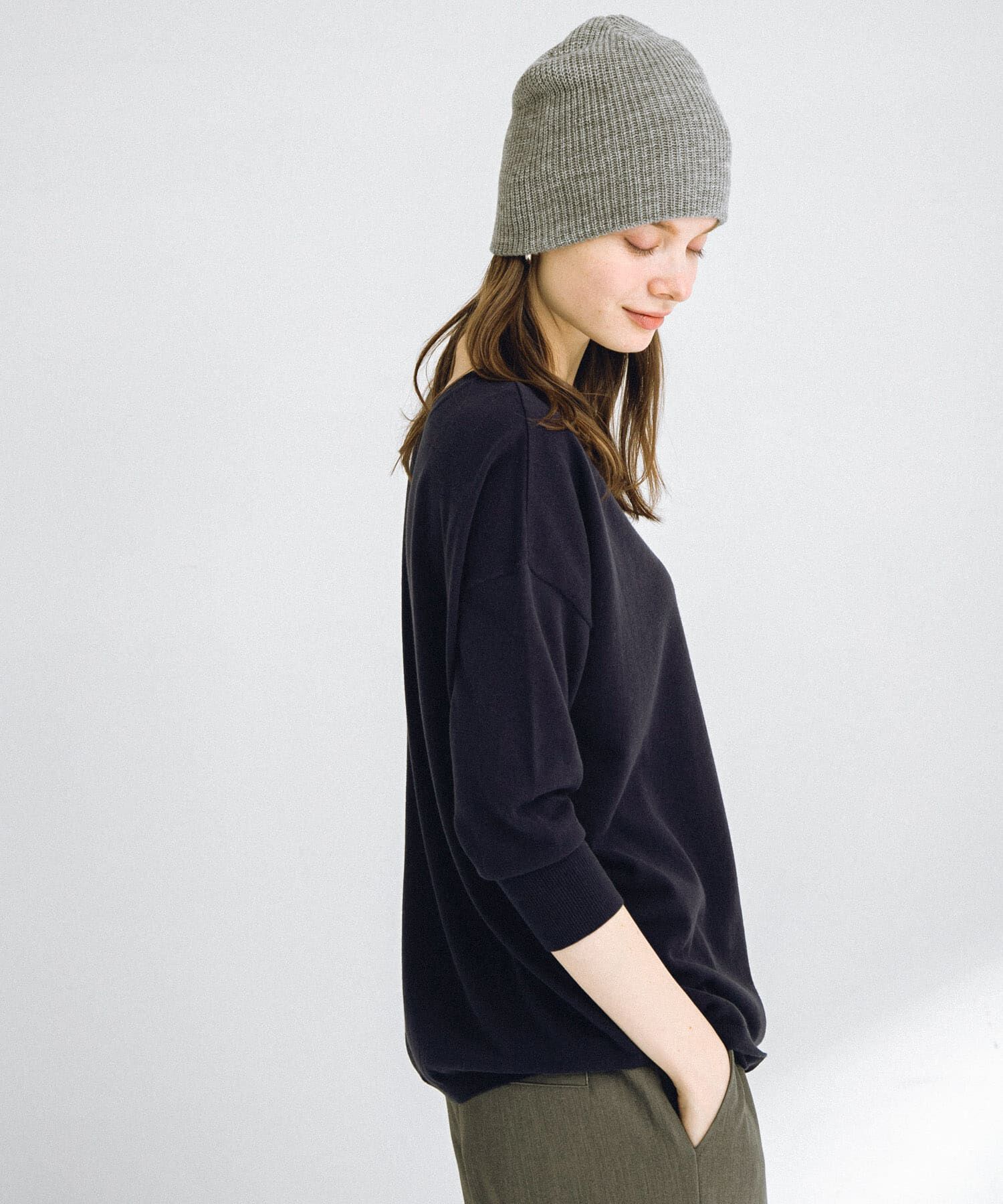 Sonny Label 「『接触冷感』クールミストワイドニットプルオーバー」|ニット・セーター|