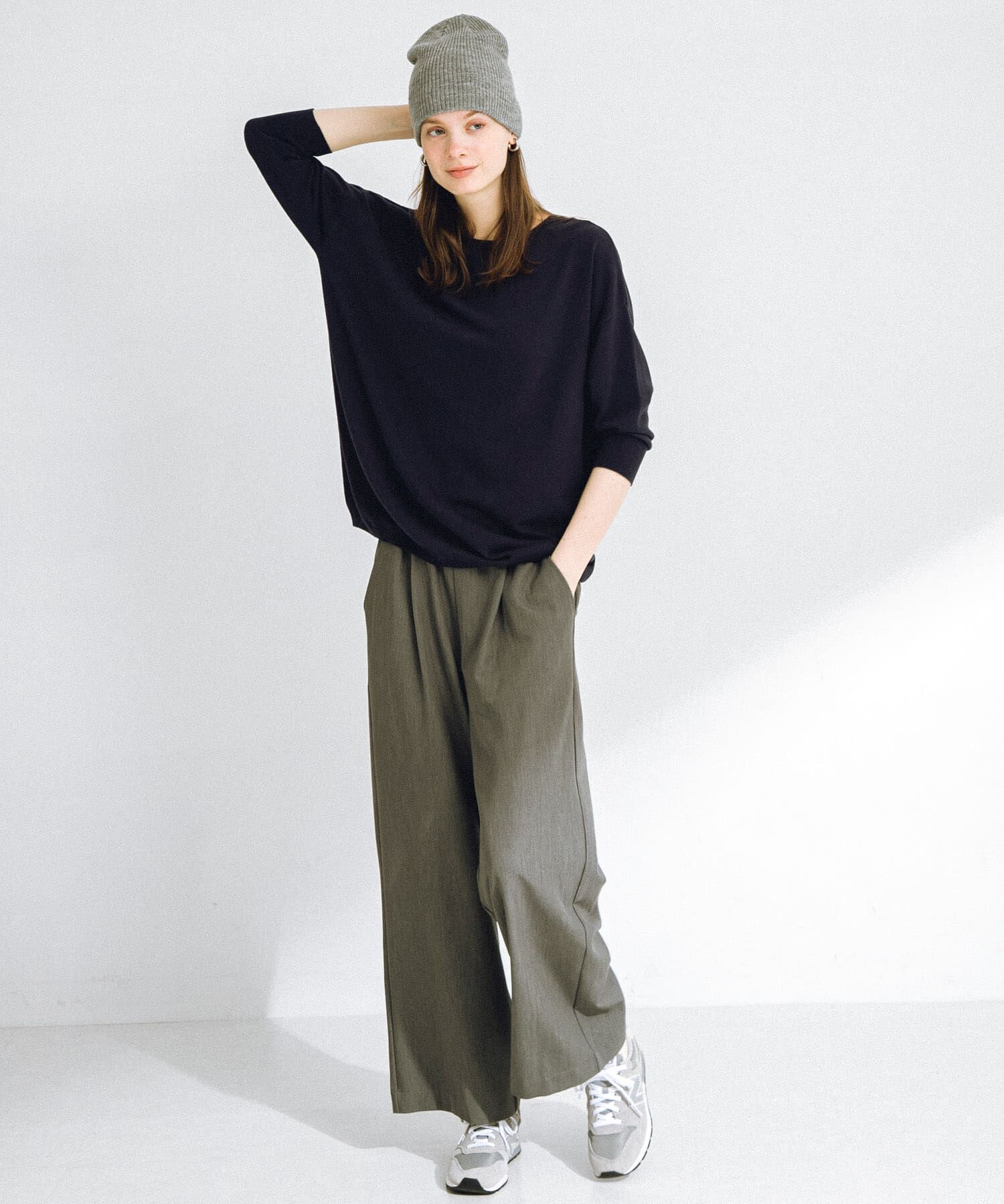 Sonny Label 「『接触冷感』クールミストワイドニットプルオーバー」|ニット・セーター|