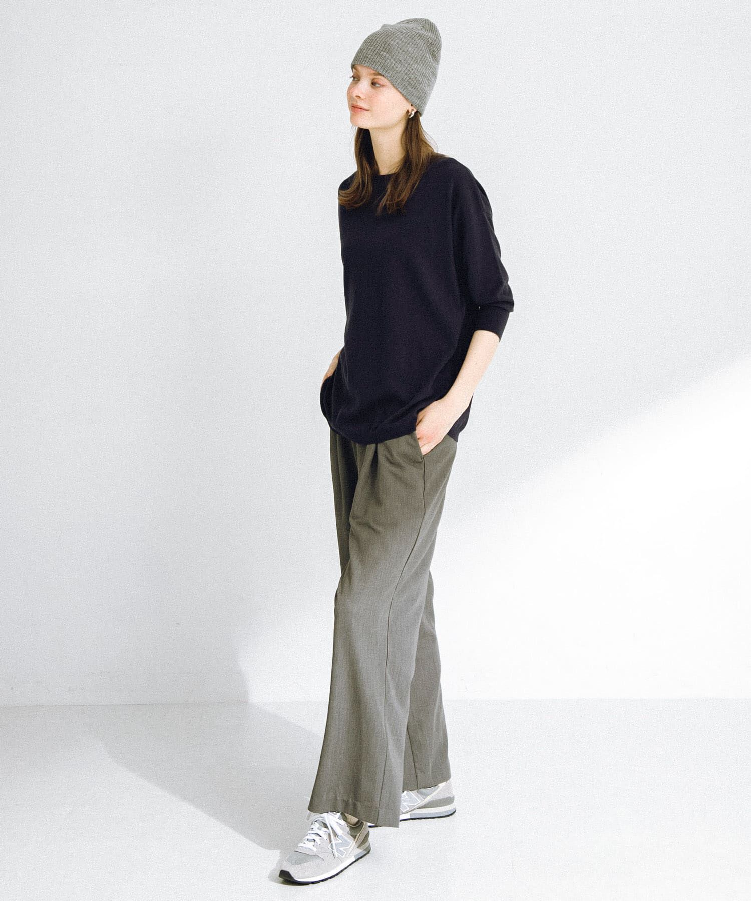 Sonny Label 「『接触冷感』クールミストワイドニットプルオーバー」|ニット・セーター|