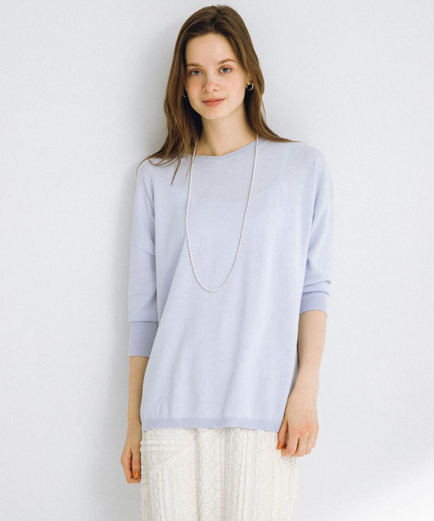 Sonny Label 「『接触冷感』クールミストワイドニットプルオーバー」|ニット・セーター|