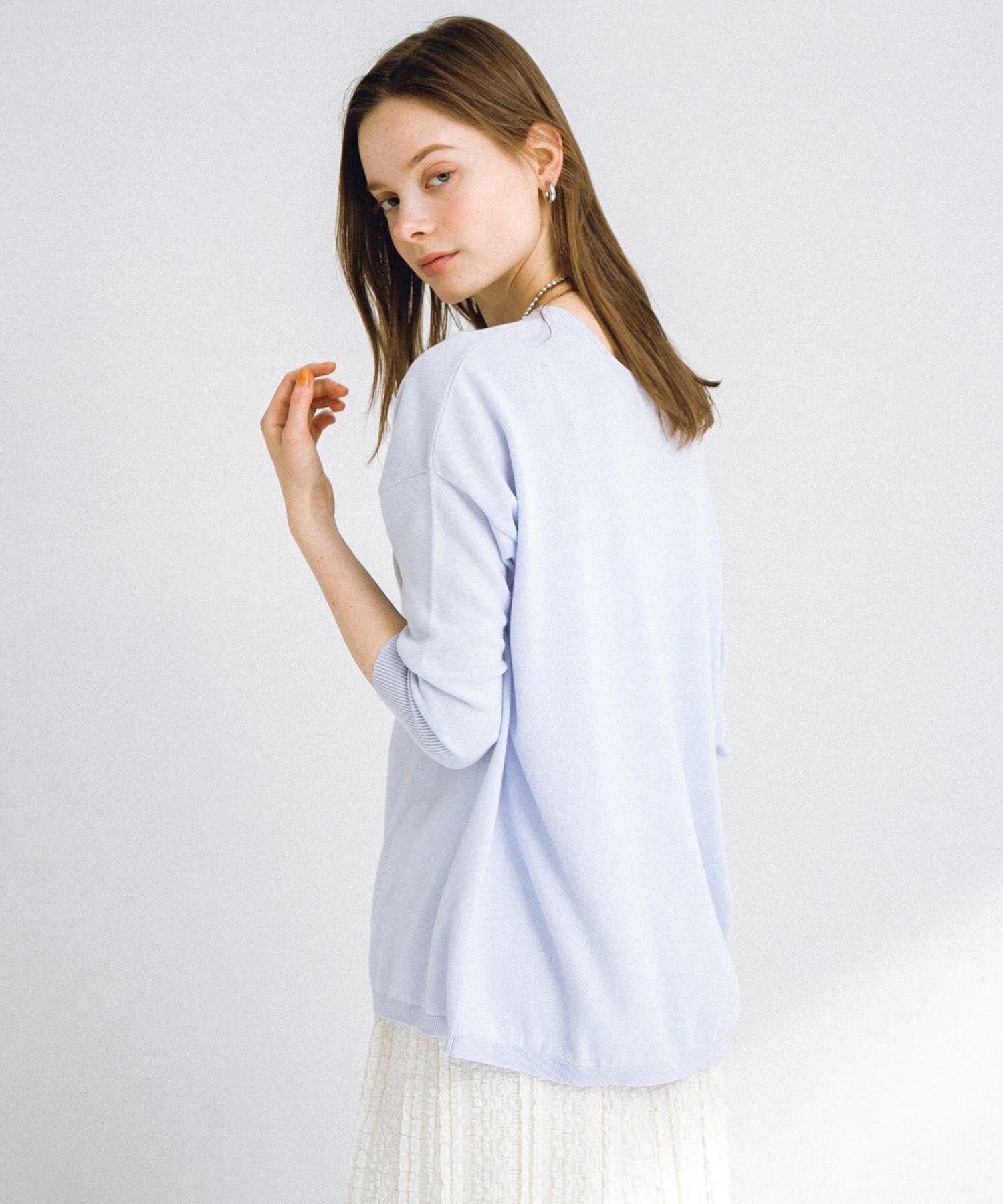 Sonny Label 「『接触冷感』クールミストワイドニットプルオーバー」|ニット・セーター|