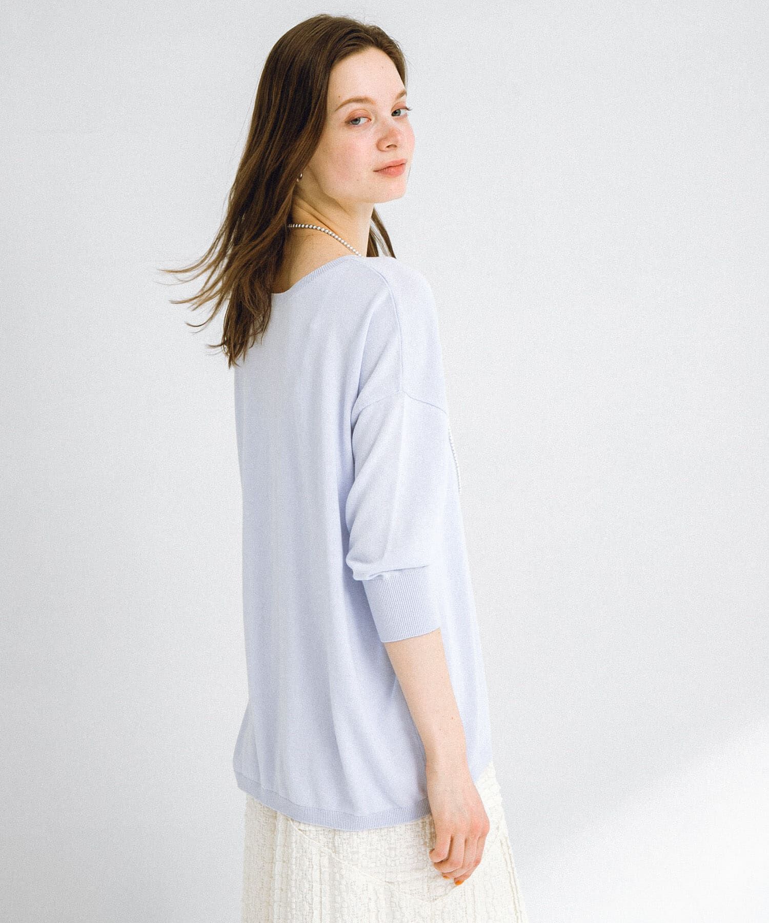 Sonny Label 「『接触冷感』クールミストワイドニットプルオーバー」|ニット・セーター|