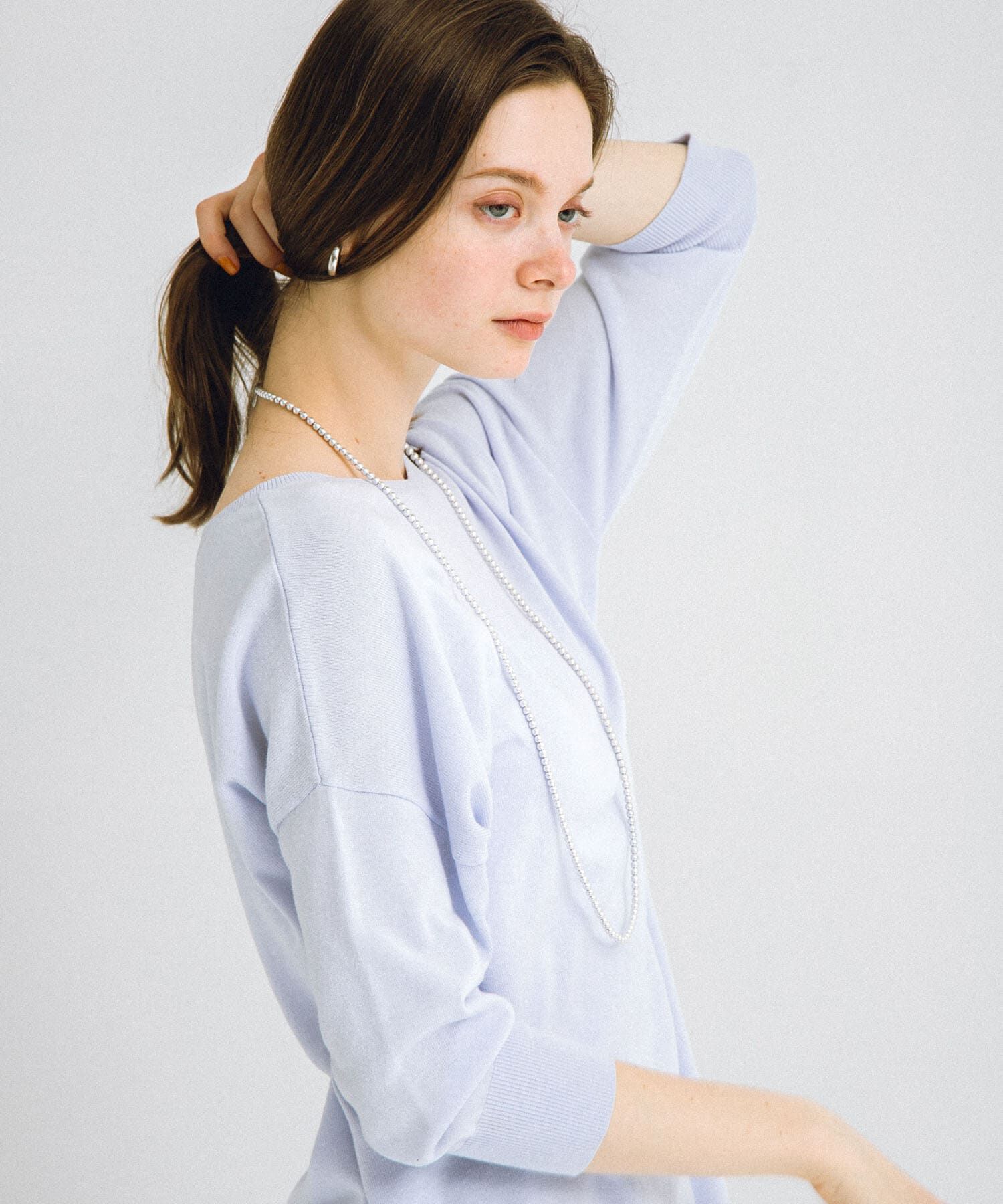 Sonny Label 「『接触冷感』クールミストワイドニットプルオーバー」|ニット・セーター|