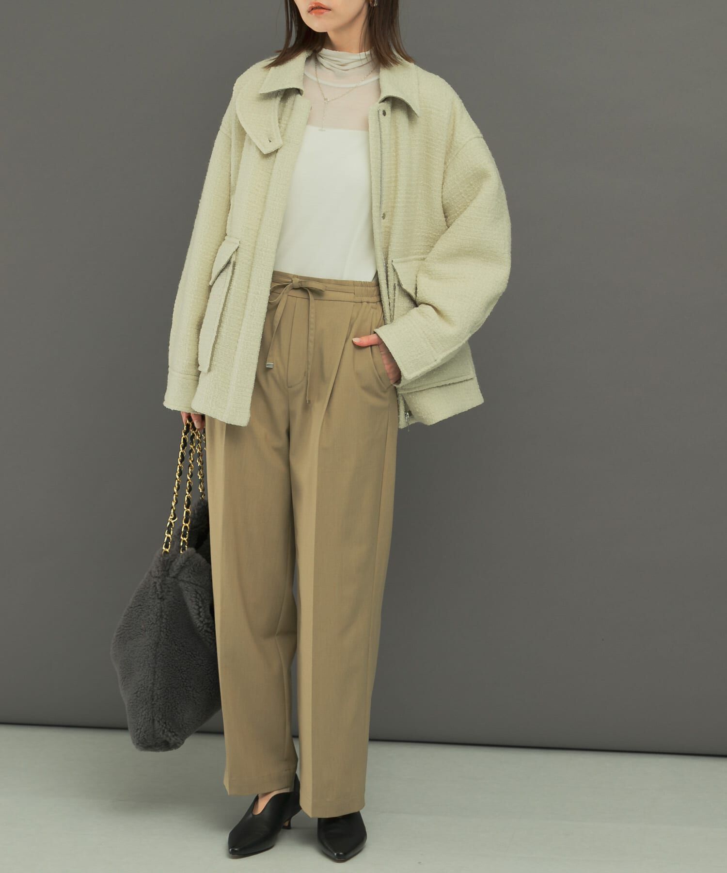 URBAN RESEARCH ROSSO「ウール混ウォッシャブルイージーパンツ」|その他|