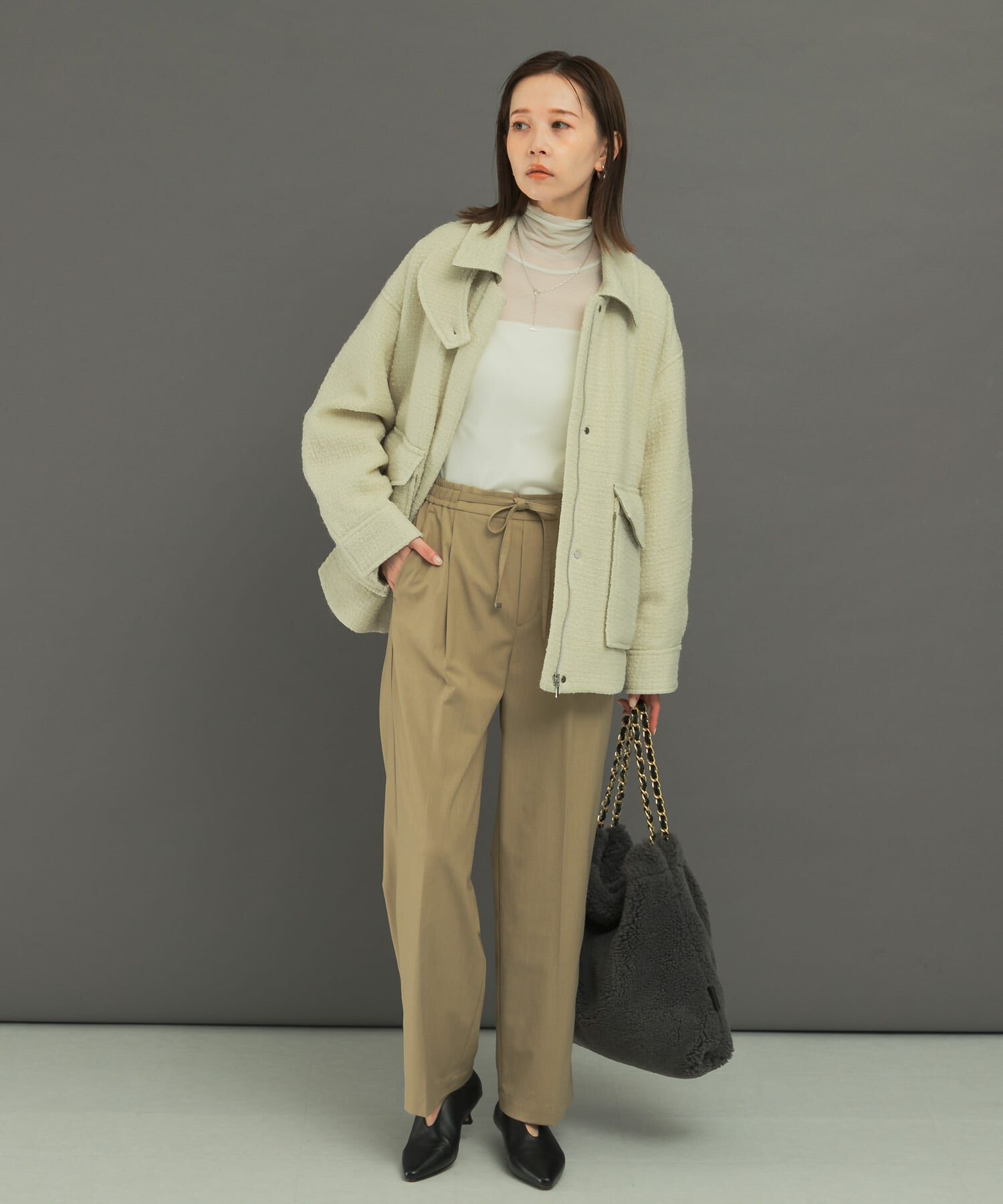 URBAN RESEARCH ROSSO「ウール混ウォッシャブルイージーパンツ」|その他|