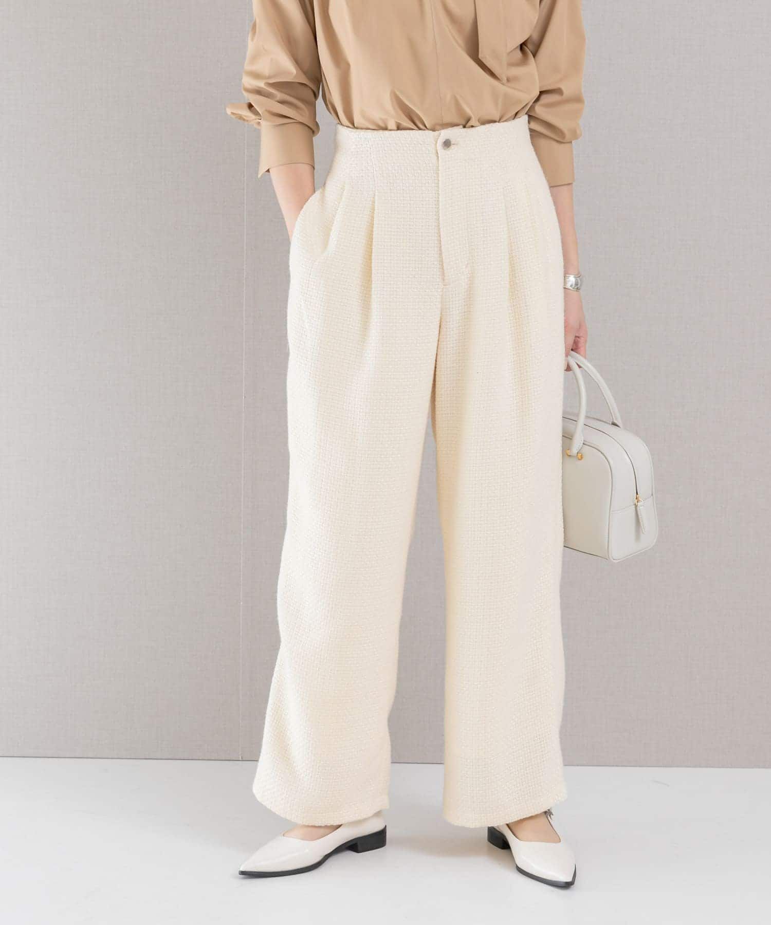 URBAN RESEARCH ROSSO「ツイードストレートパンツ」|その他|