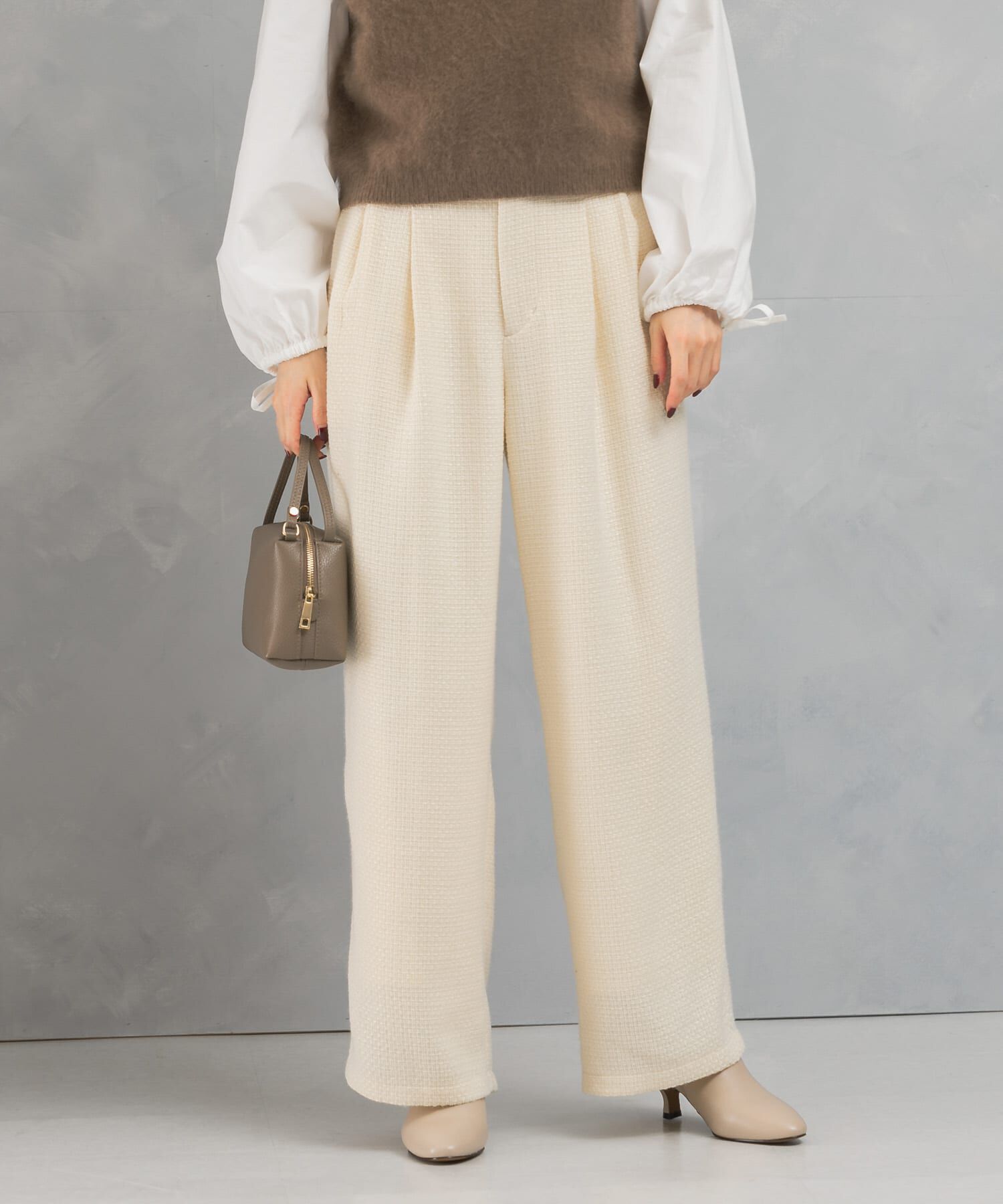 URBAN RESEARCH ROSSO「ツイードストレートパンツ」|その他|