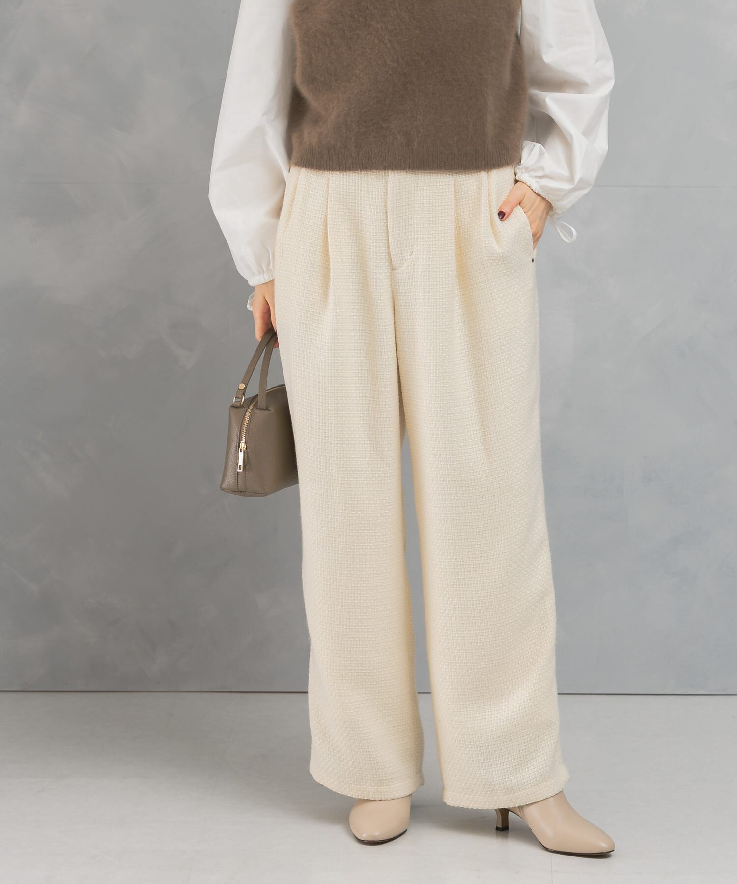 URBAN RESEARCH ROSSO「ツイードストレートパンツ」|その他|