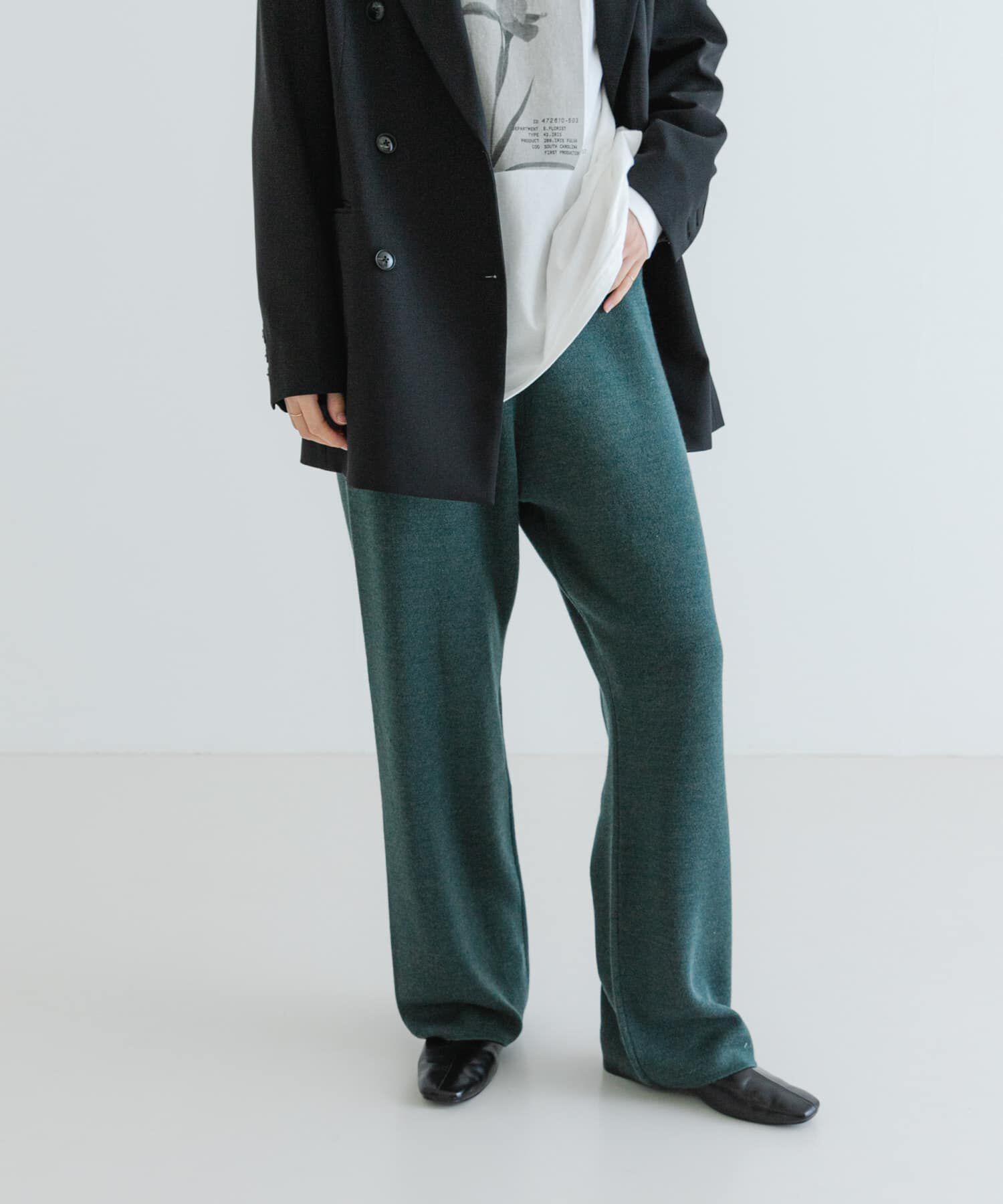 URBAN RESEARCH「ウールスームスニットパンツ」|その他|グリーン系その他