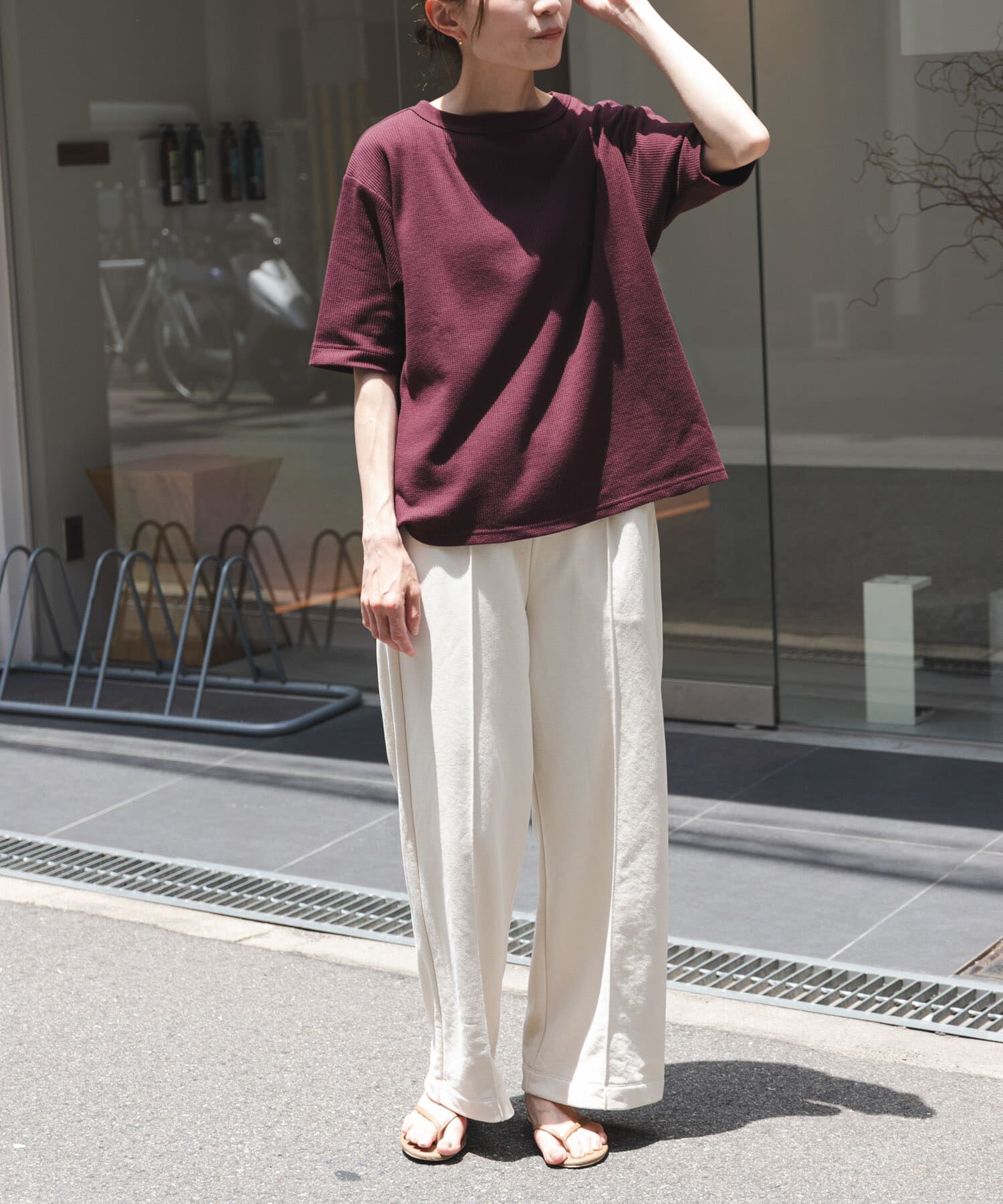 URBAN RESEARCH DOORS「FORK&SPOON　ドライタッチカットパンツ」|その他|