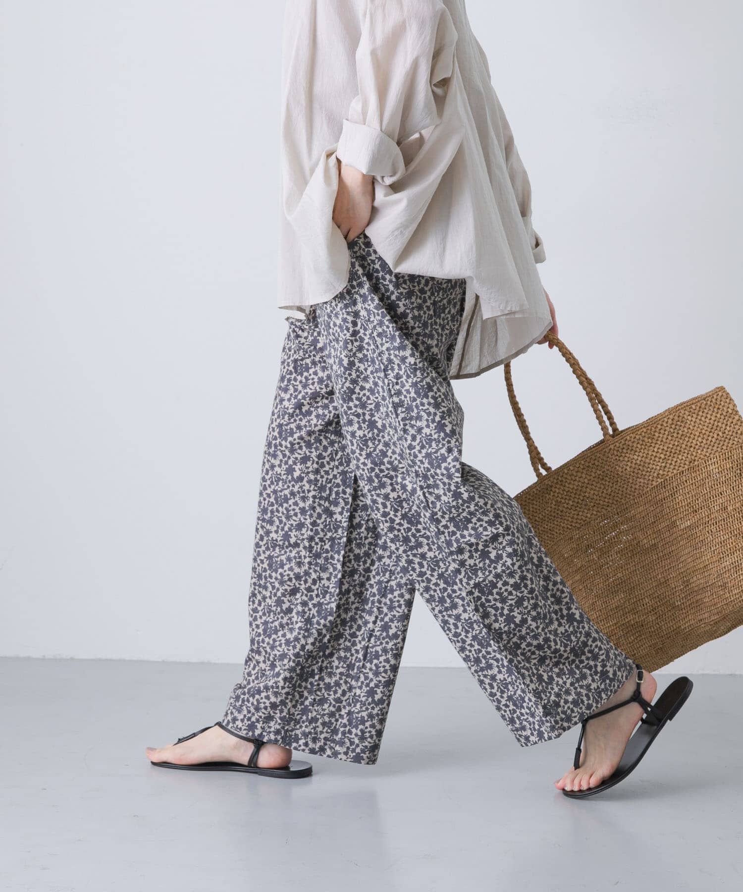 かぐれ「コットン小花柄イージーパンツ」|その他|