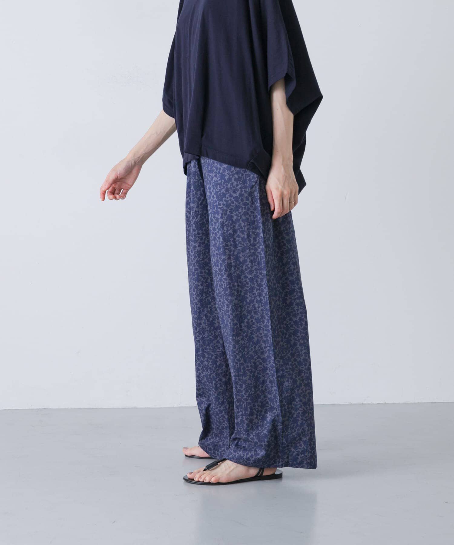 かぐれ「コットン小花柄イージーパンツ」|その他|