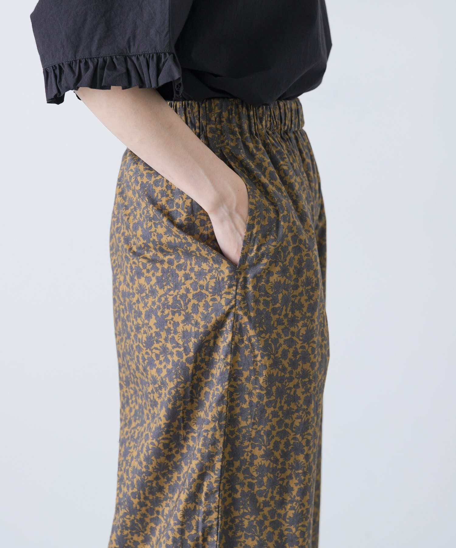 かぐれ「コットン小花柄イージーパンツ」|その他|