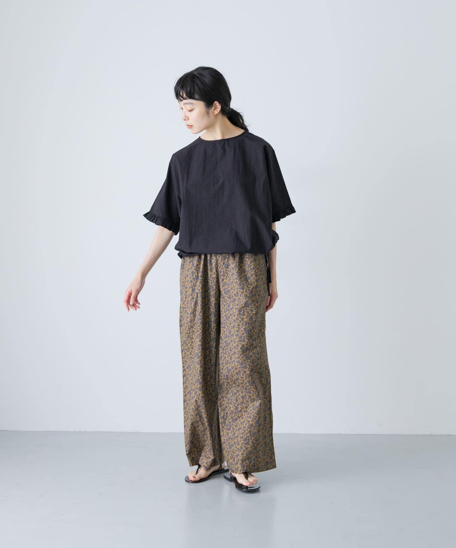 かぐれ「コットン小花柄イージーパンツ」|その他|