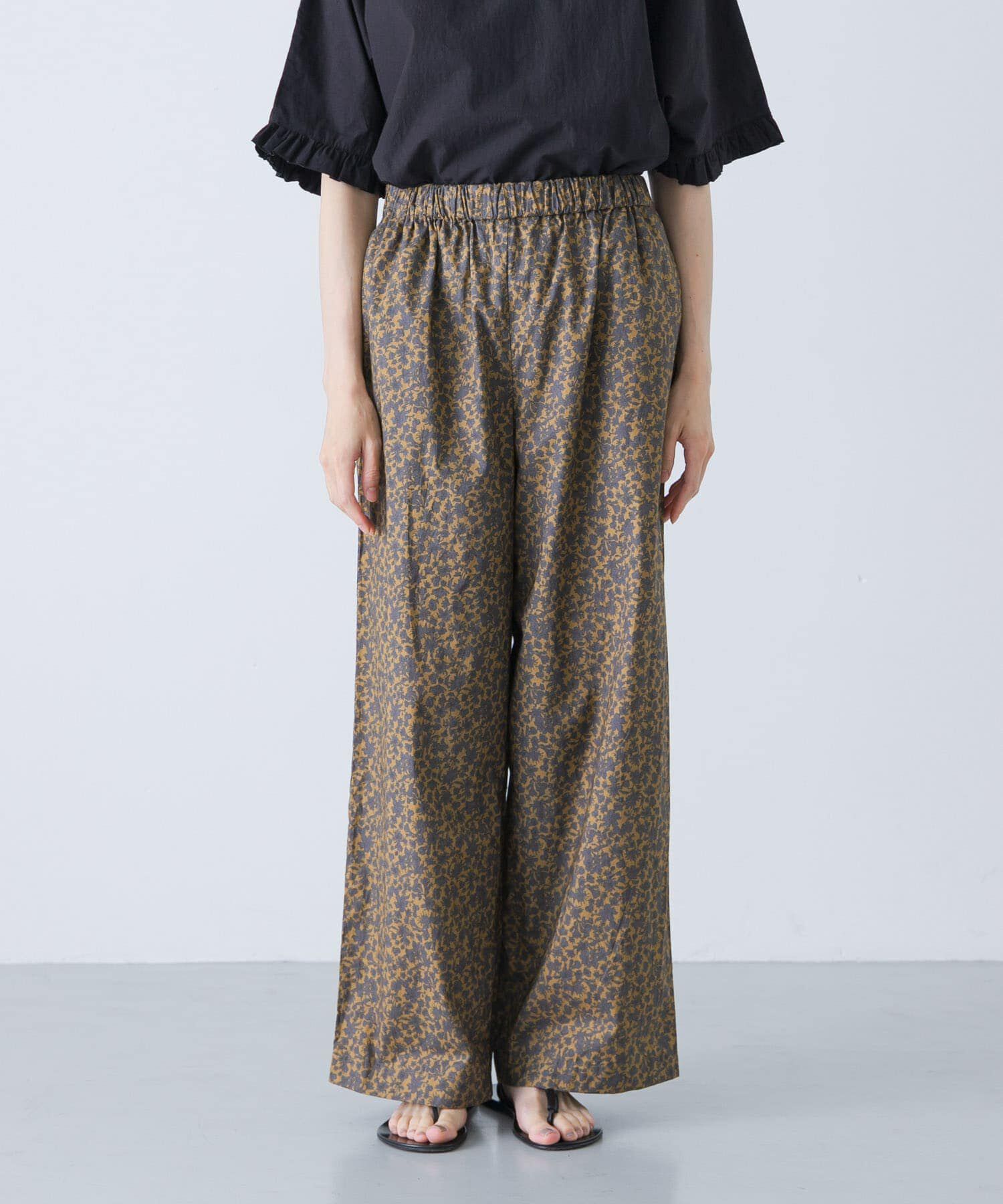 かぐれ「コットン小花柄イージーパンツ」|その他|