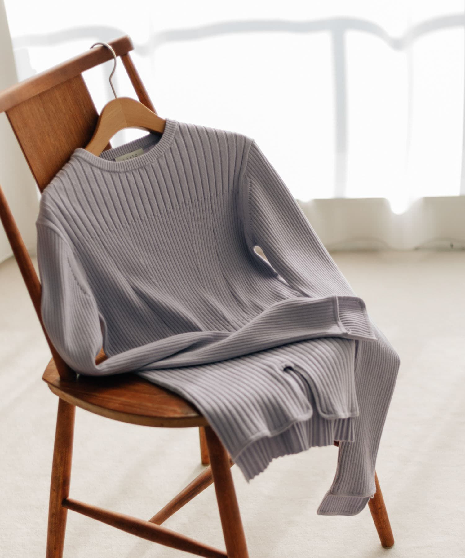LAATO「RIB FLOW CREW KNIT」|ニット・セーター|