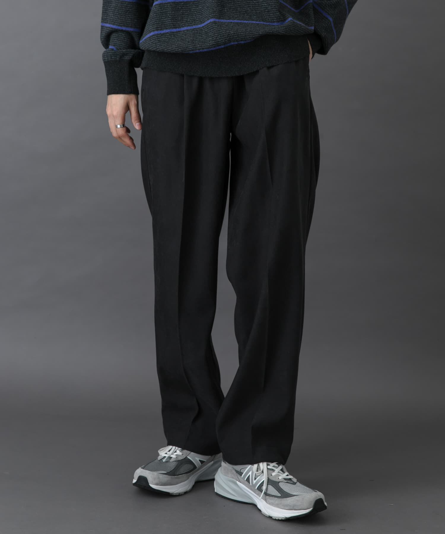 URBAN RESEARCH DOORS「FORK&SPOON　FLEX イージーパンツ」|その他|ブラック