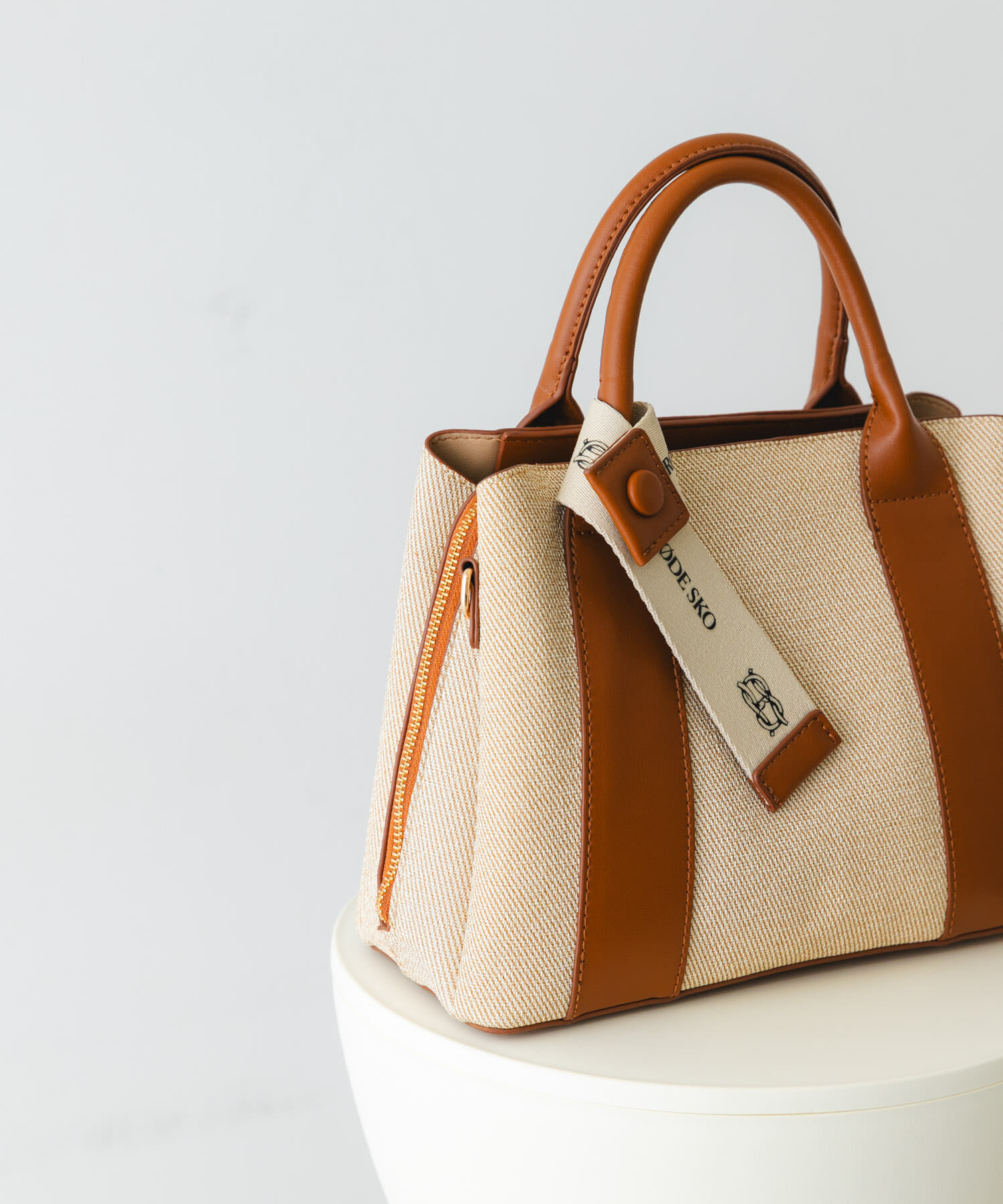 RODE SKO「ロゴリボン付2WAYハンドバッグ」|ハンドバッグ|