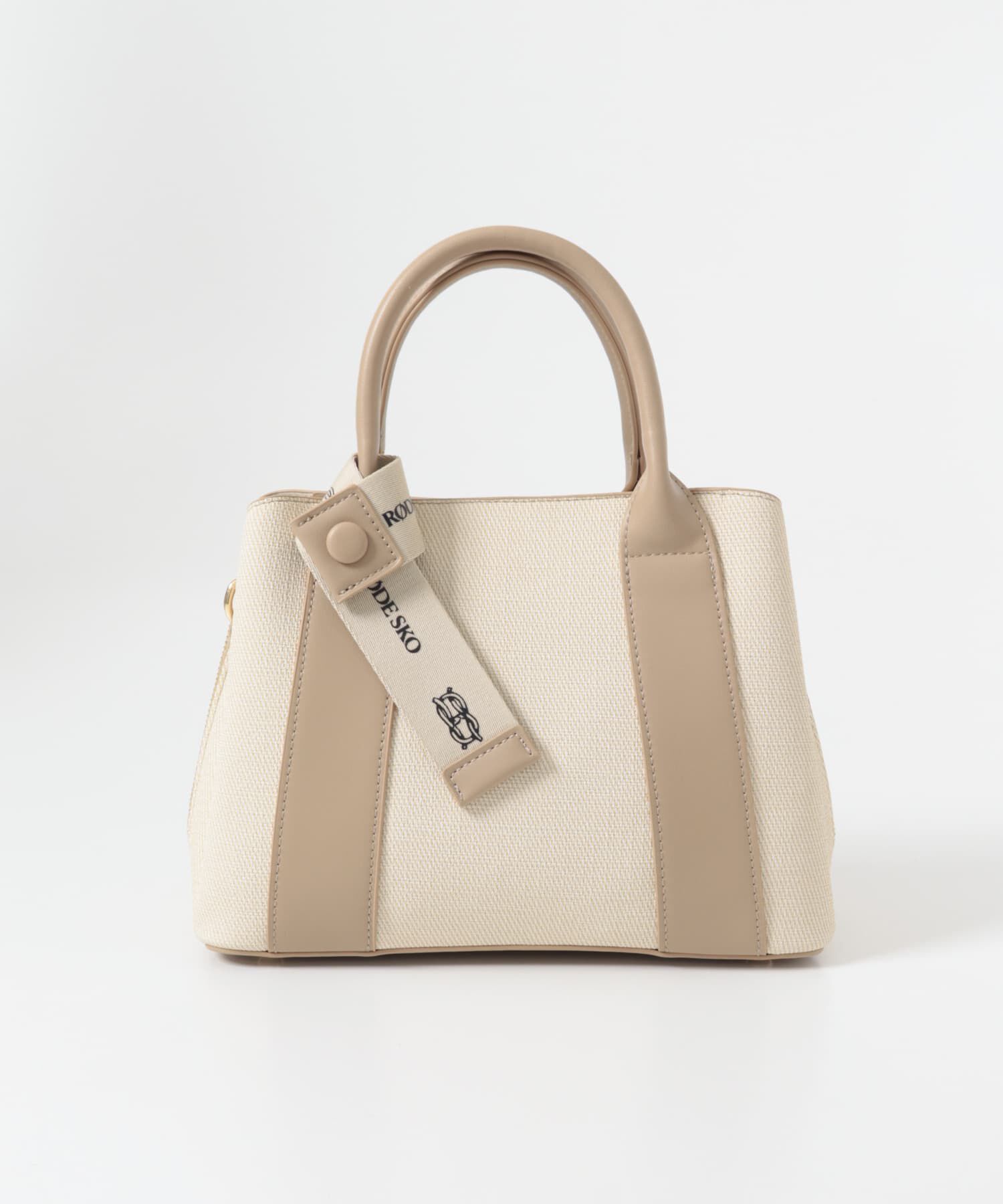 RODE SKO「ロゴリボン付2WAYハンドバッグ」|ハンドバッグ|