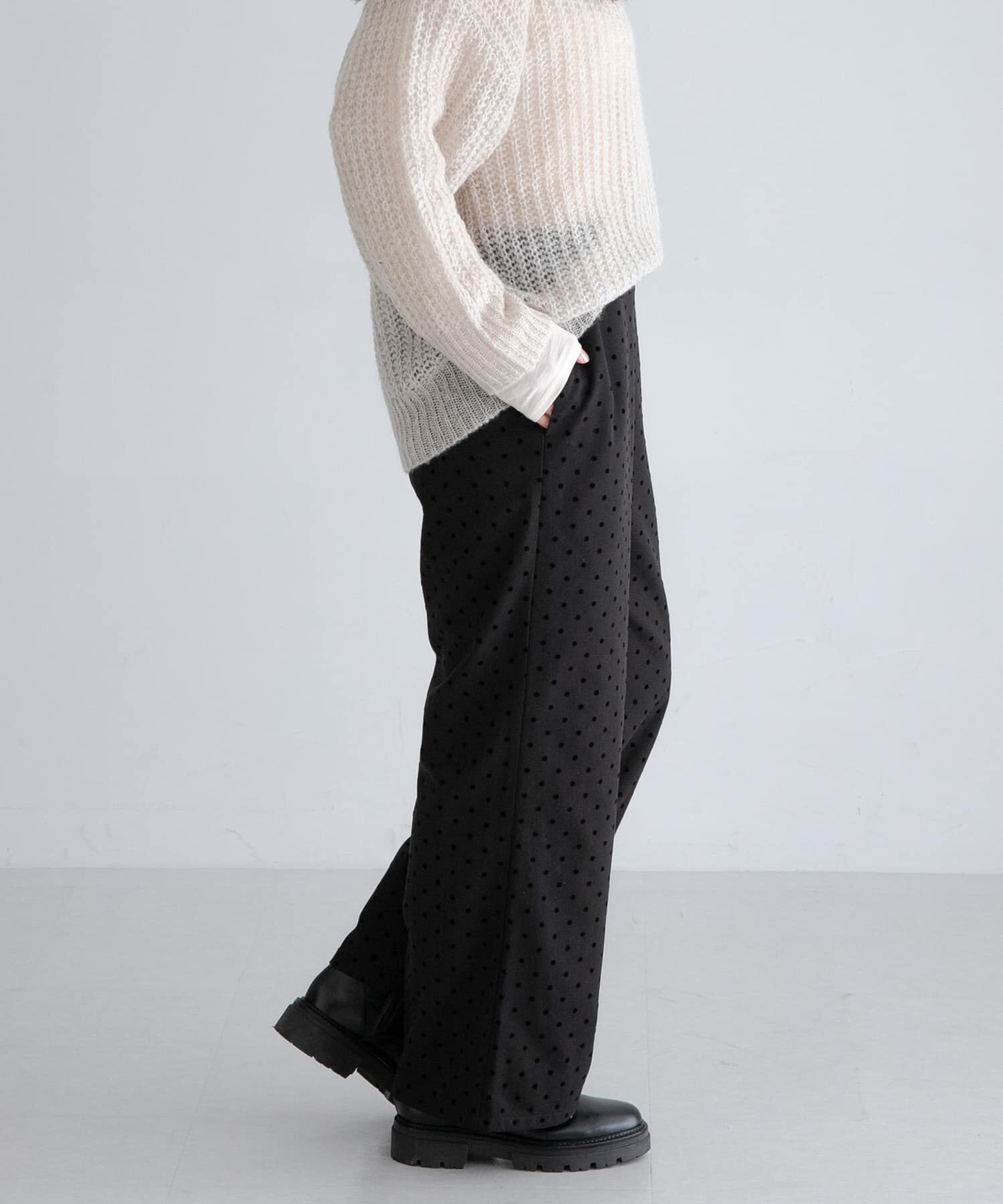 Sonny Label 「『WEB限定』フロッキードットイージーパンツ」|その他|