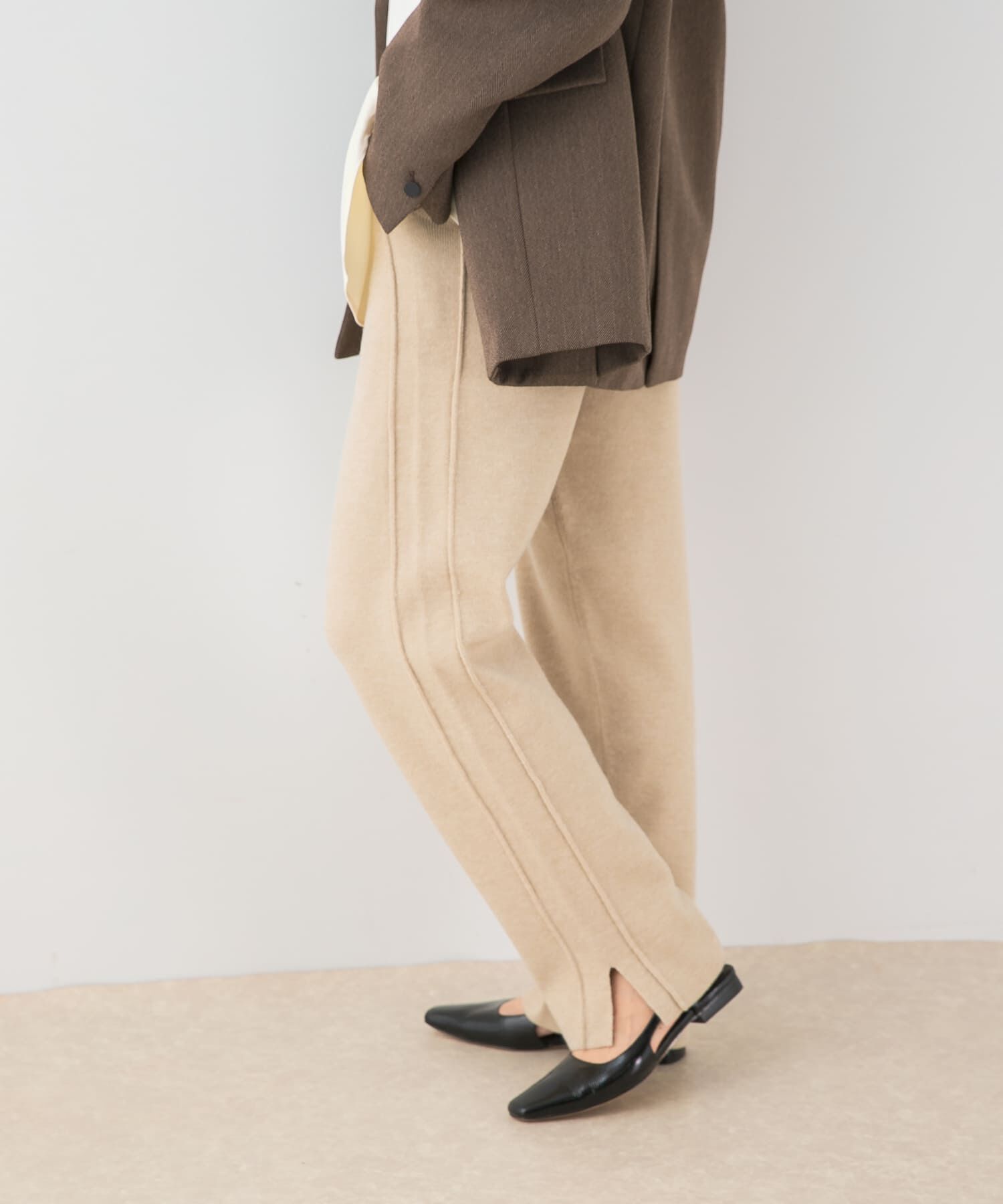 URBAN RESEARCH ROSSO「F by ROSSO　ウォッシャブル抗ピルニットパンツ」|その他|