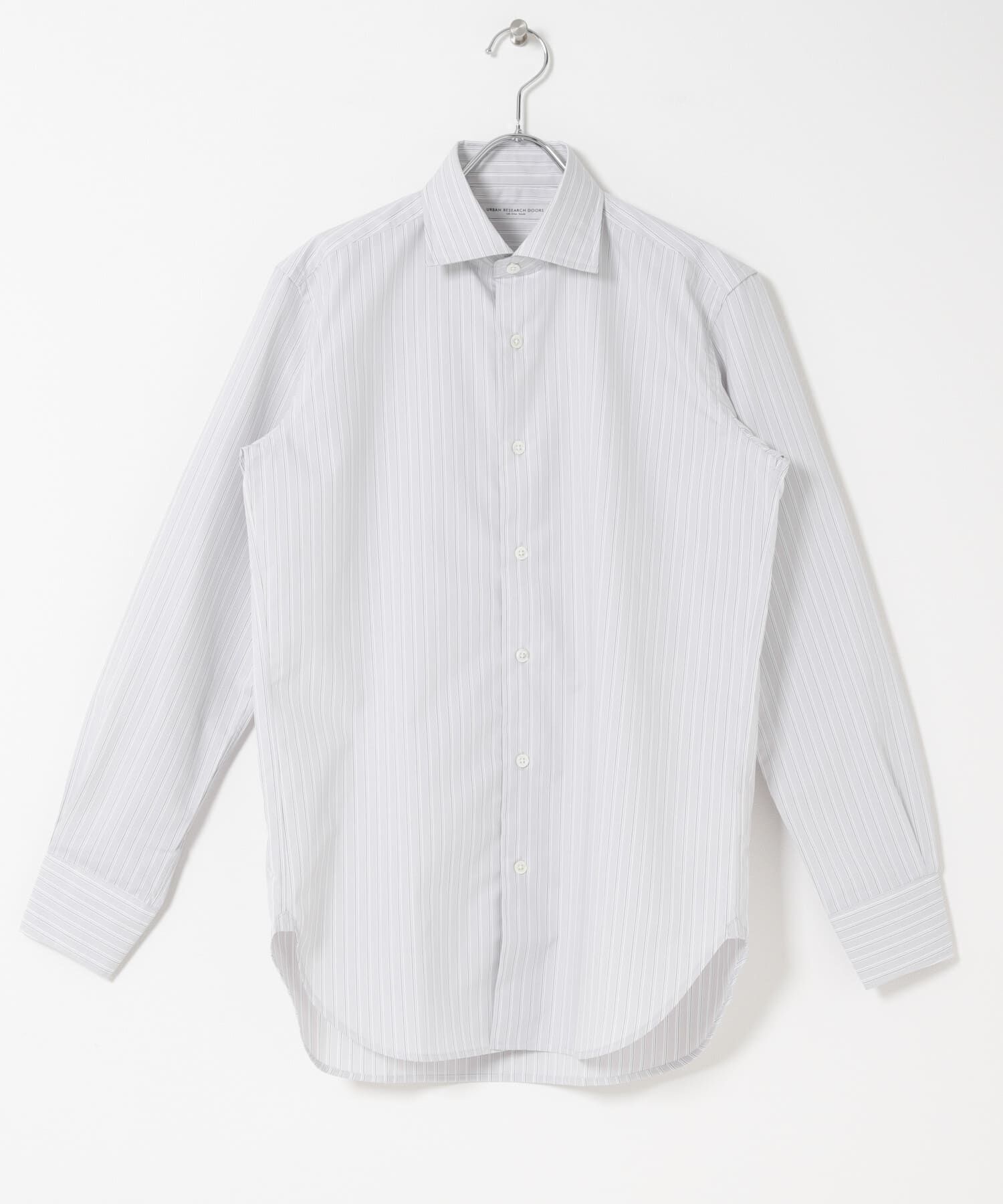 URBAN RESEARCH DOORS「LIFE STYLE TAILOR　セミワイドストライプシャツ」|シャツ・ブラウス|