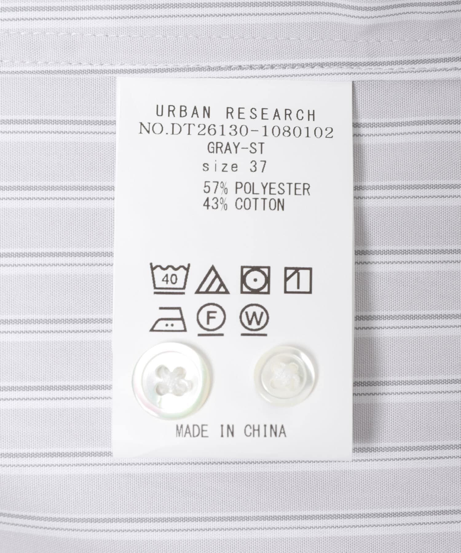 URBAN RESEARCH DOORS「LIFE STYLE TAILOR　セミワイドストライプシャツ」|シャツ・ブラウス|