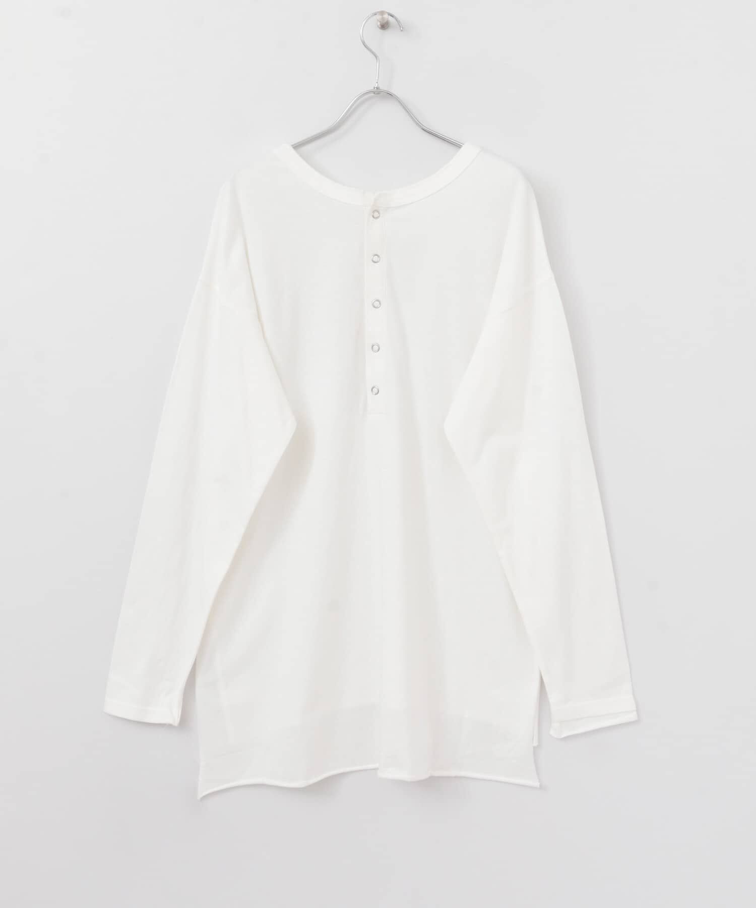  「バックヘンリーオーバーサイズTシャツ」|Tシャツ・カットソー|