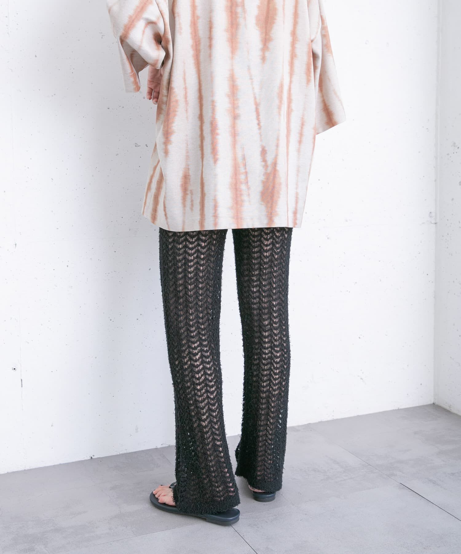  「透かし編みニットパンツ」|その他|