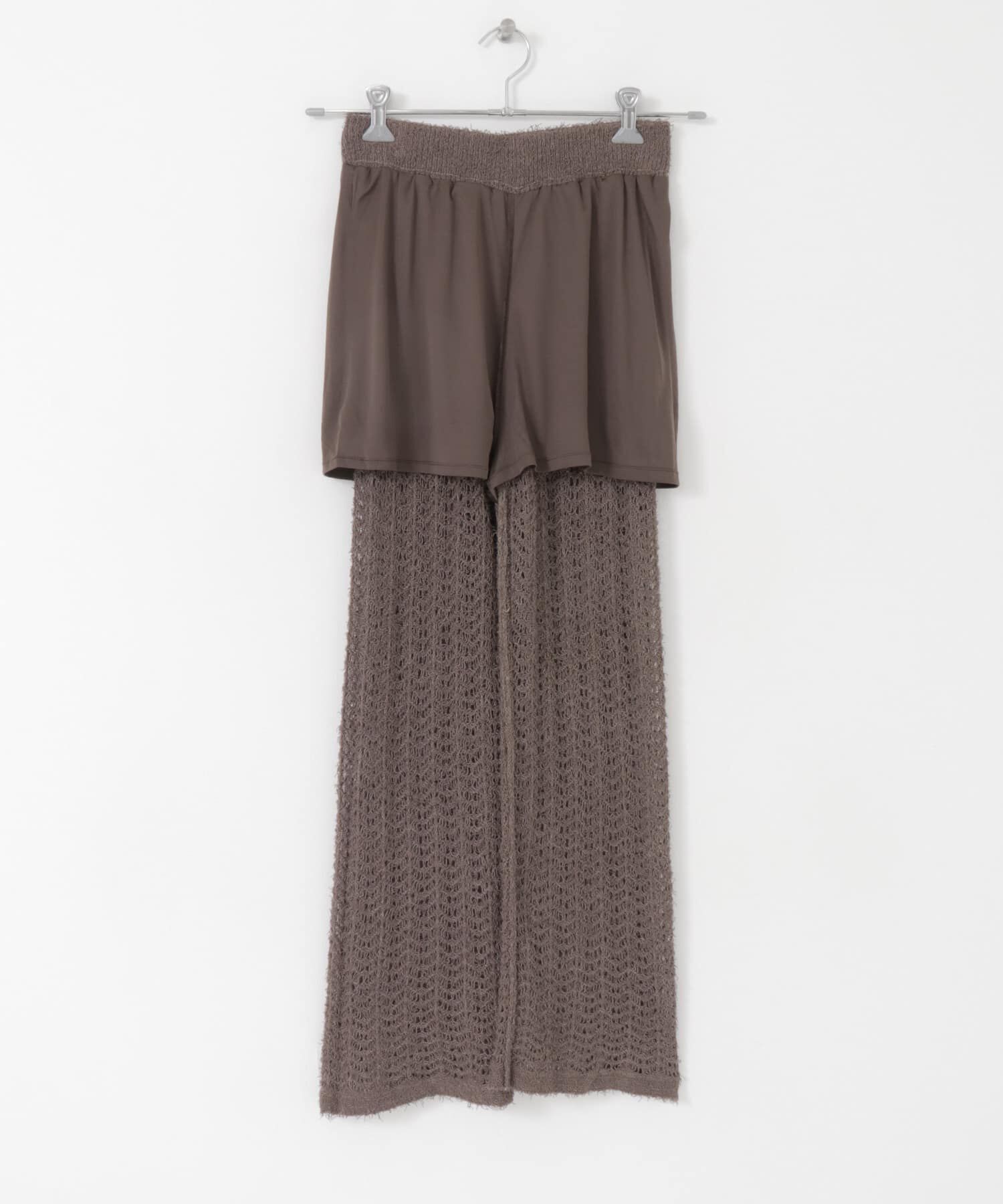  「透かし編みニットパンツ」|その他|