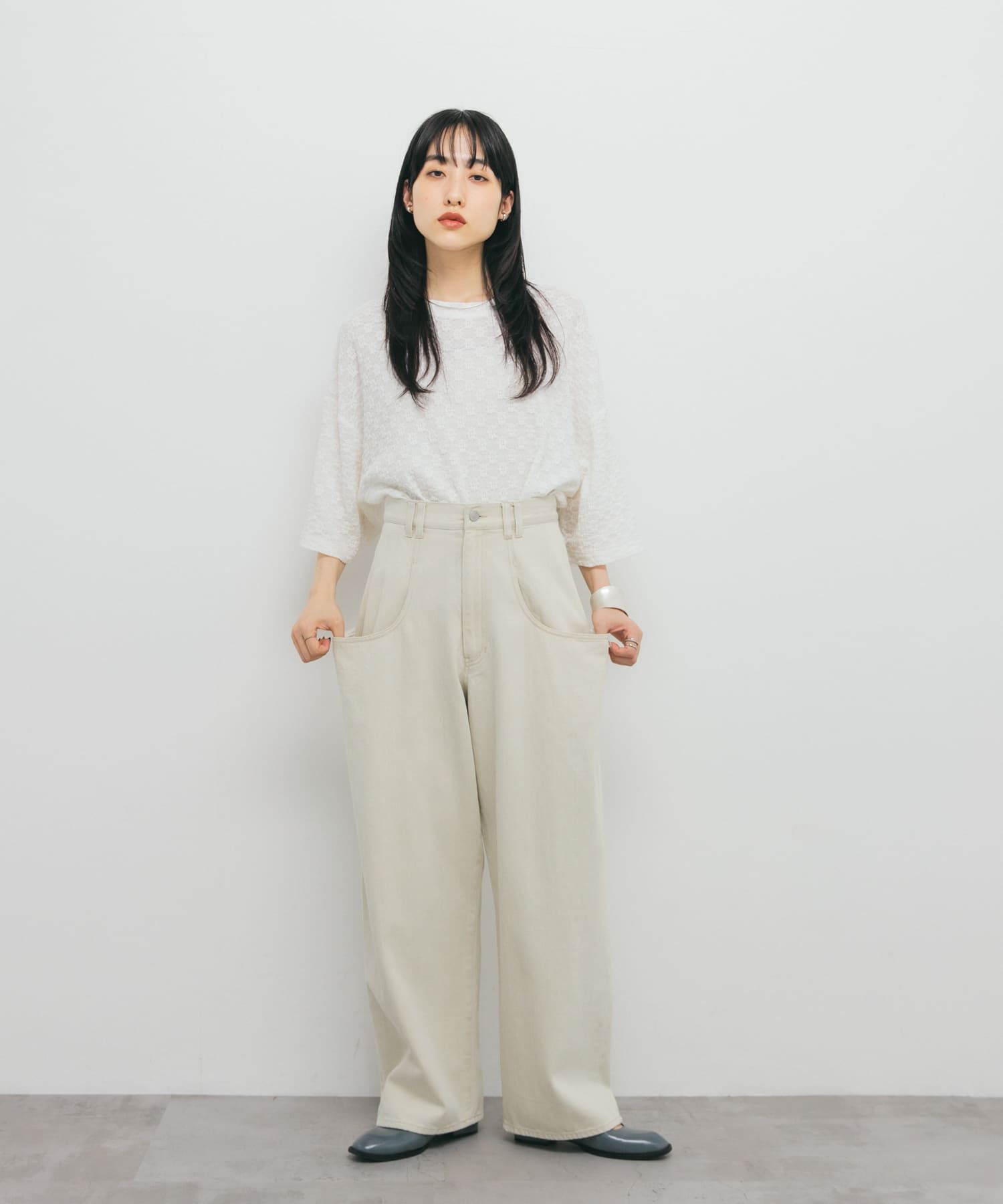  「『3サイズ展開』BIGポケットデザインツイルパンツ」|その他|