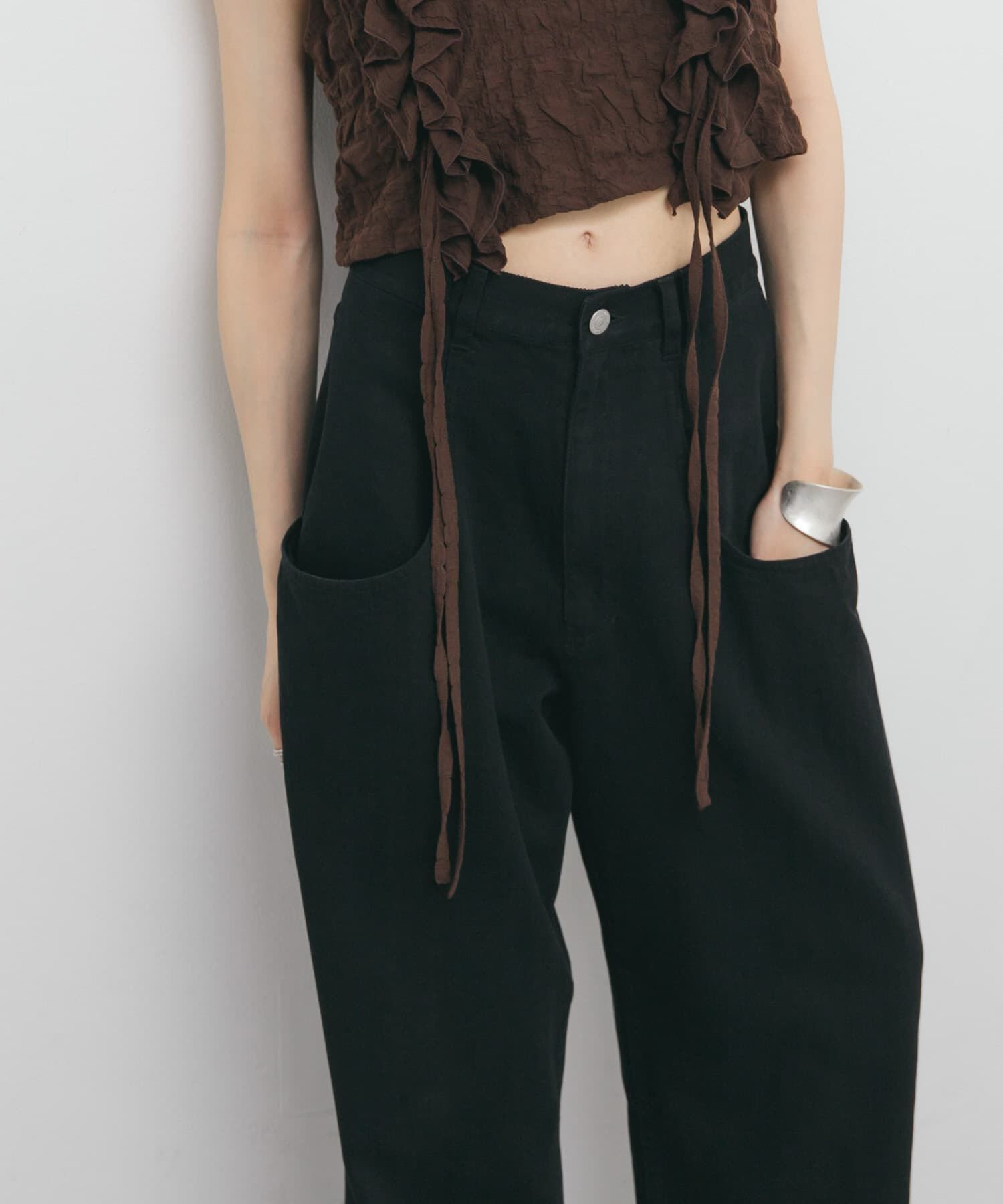  「『3サイズ展開』BIGポケットデザインツイルパンツ」|その他|