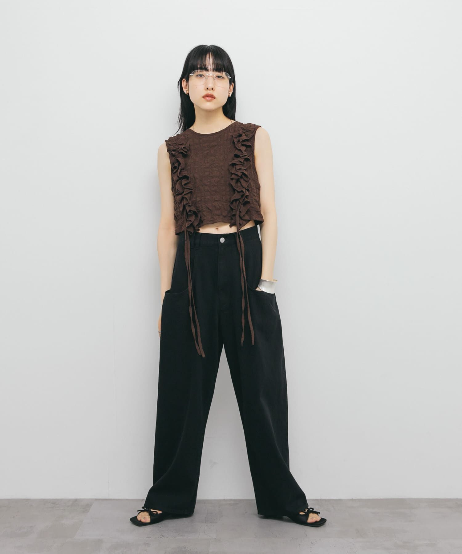  「『3サイズ展開』BIGポケットデザインツイルパンツ」|その他|