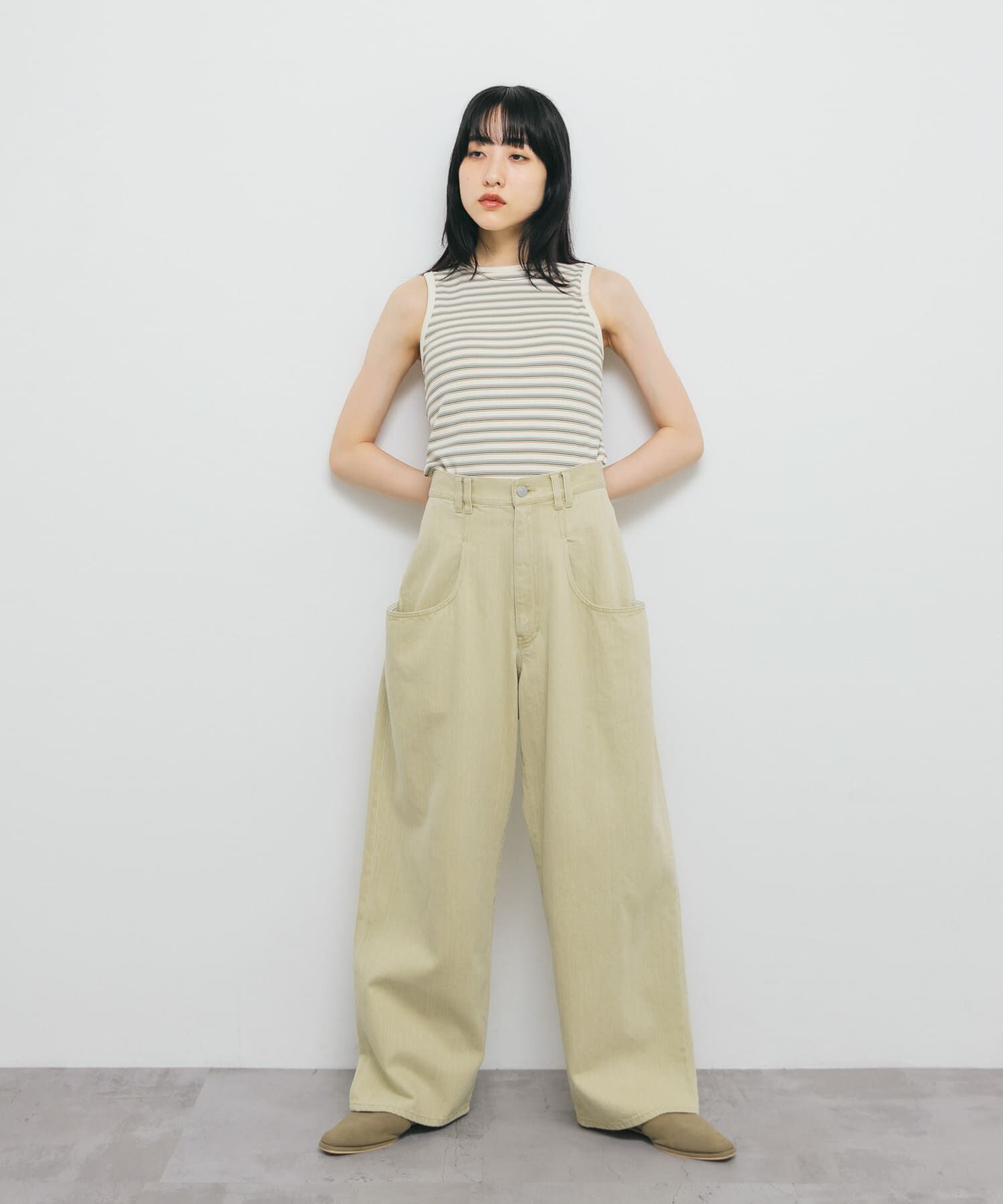  「『3サイズ展開』BIGポケットデザインツイルパンツ」|その他|