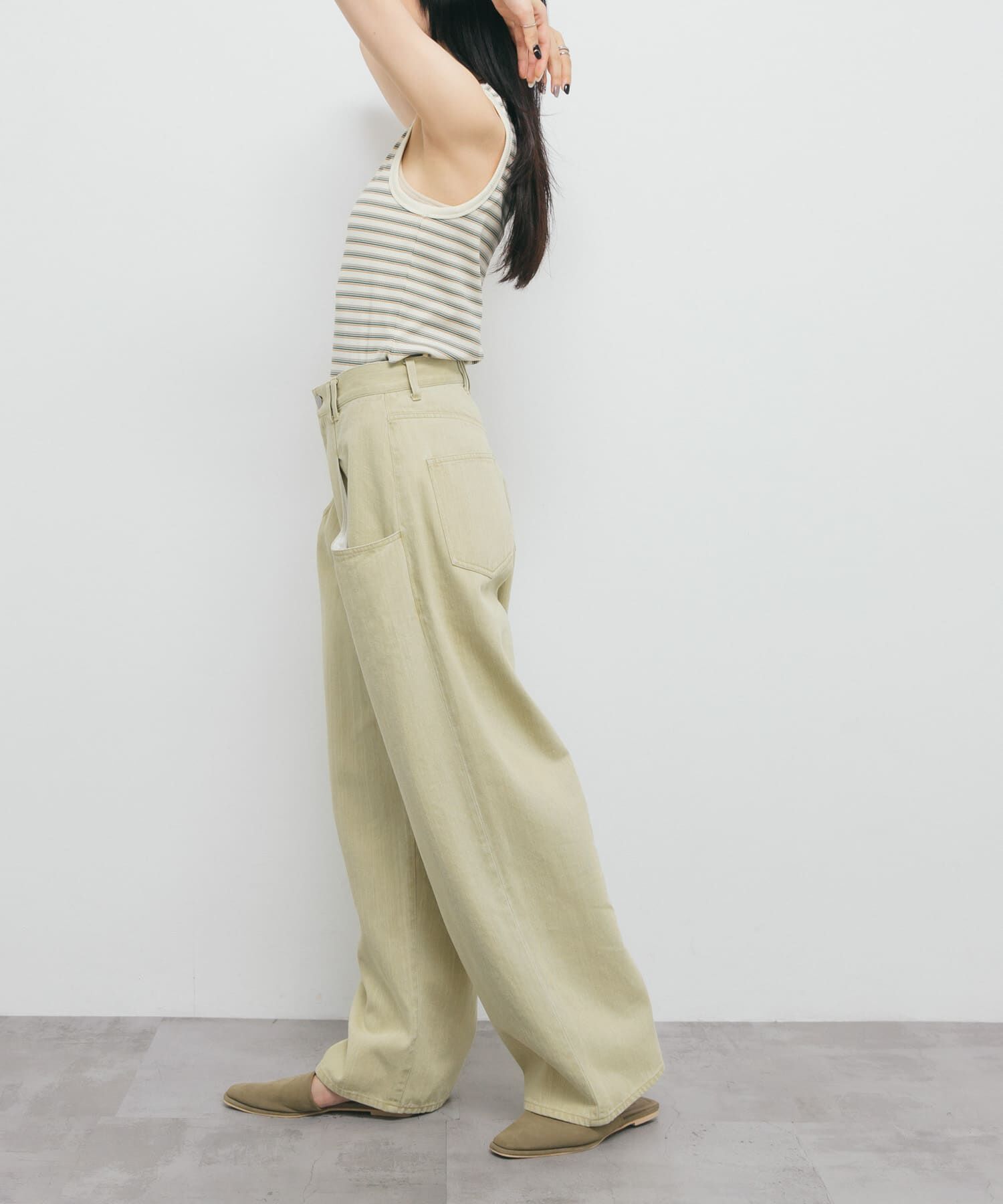  「『3サイズ展開』BIGポケットデザインツイルパンツ」|その他|