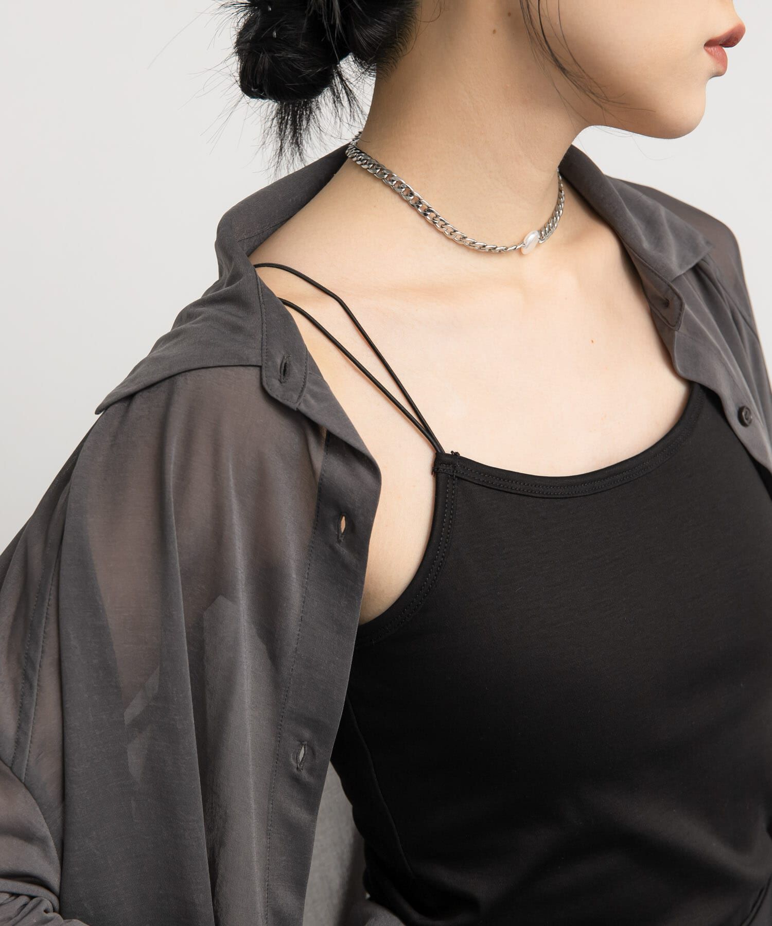  「スパゲティダブルストラップキャミソール」|キャミソール|