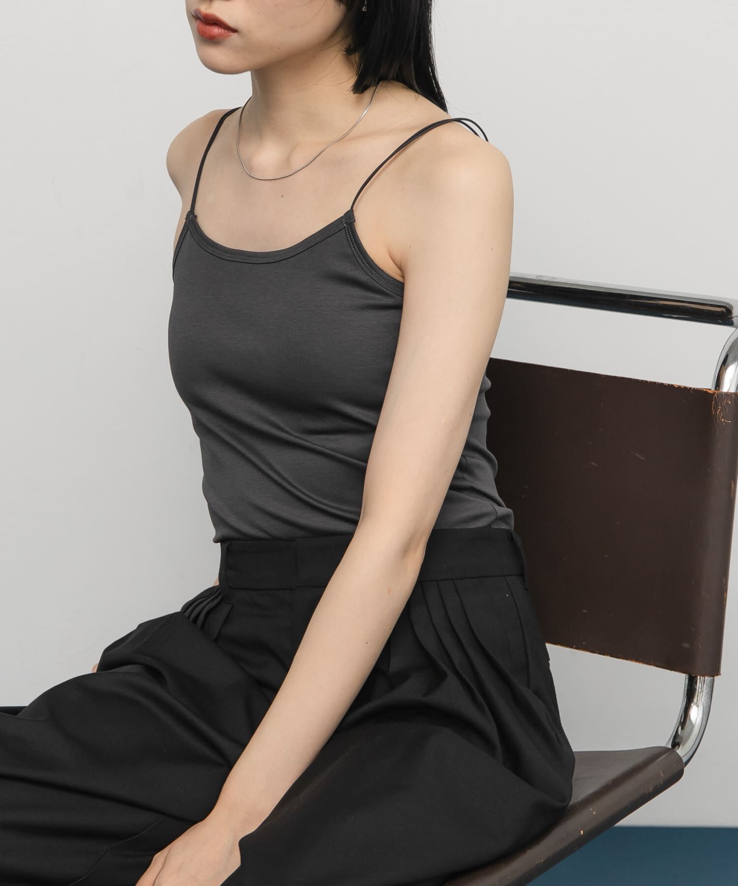  「スパゲティダブルストラップキャミソール」|キャミソール|