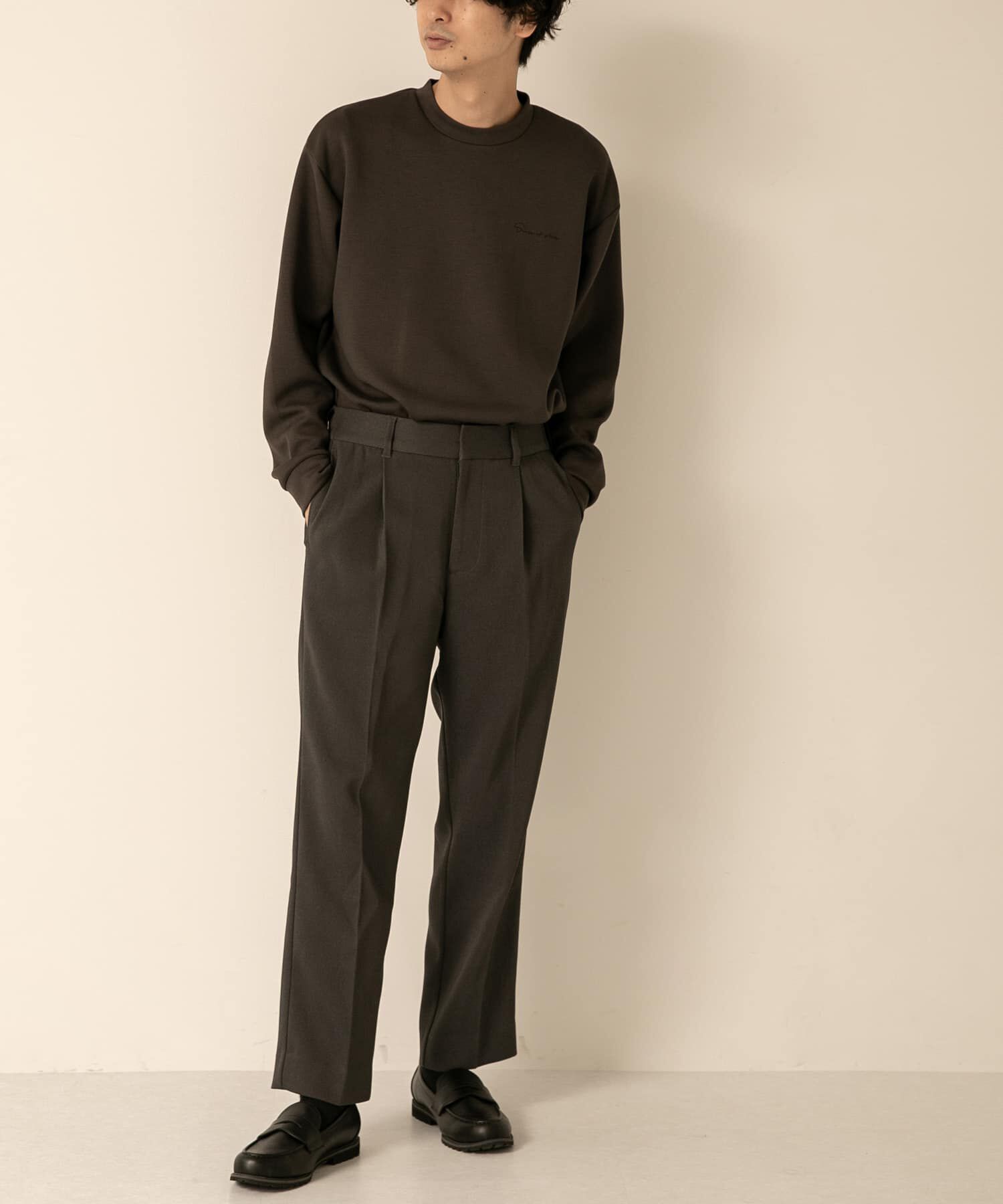 SENSE OF PLACE by URBAN RESEARCH「ハードツイルセンタープレスストレートパンツ」|その他|