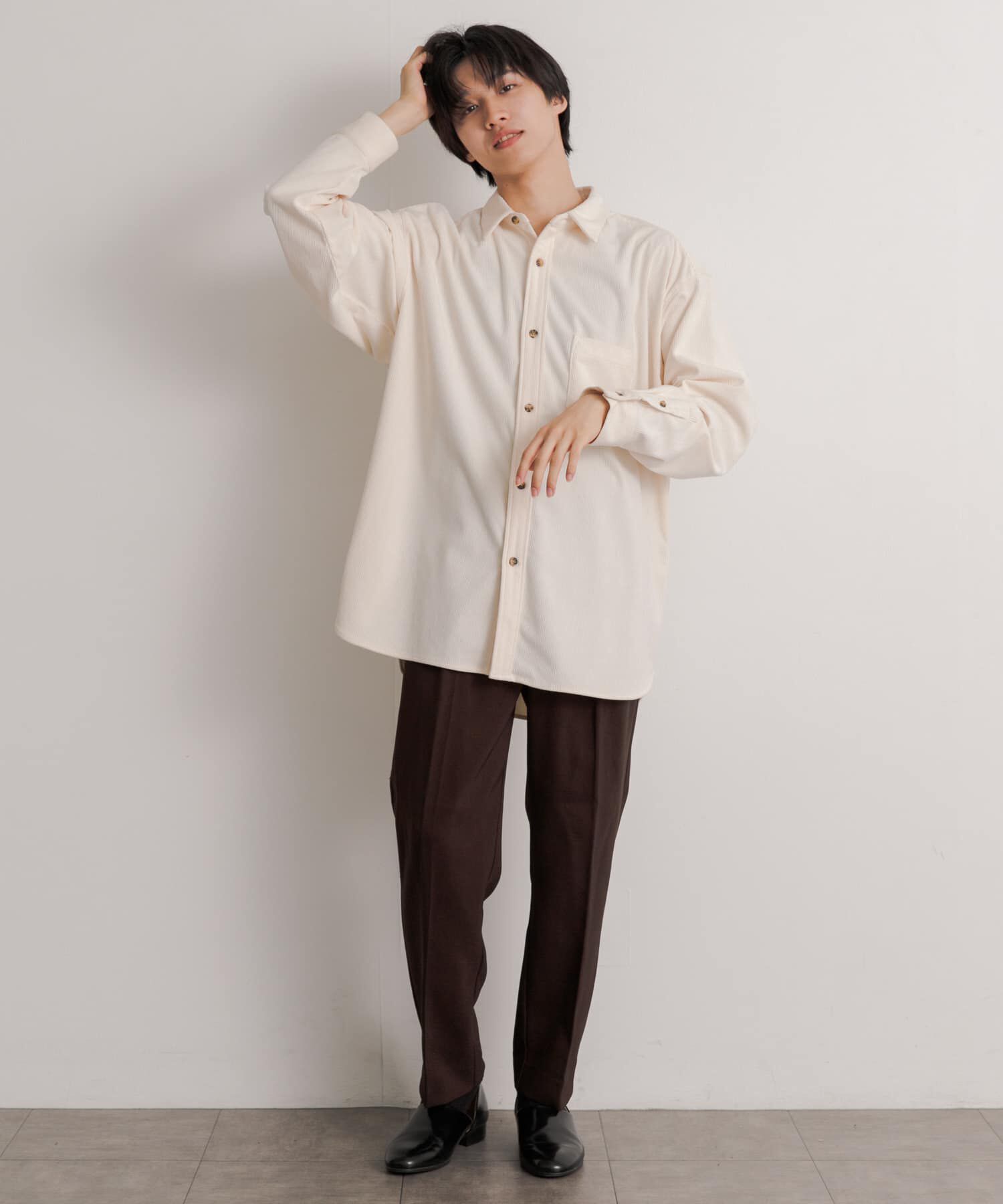 SENSE OF PLACE by URBAN RESEARCH「ハードツイルセンタープレスストレートパンツ」|その他|