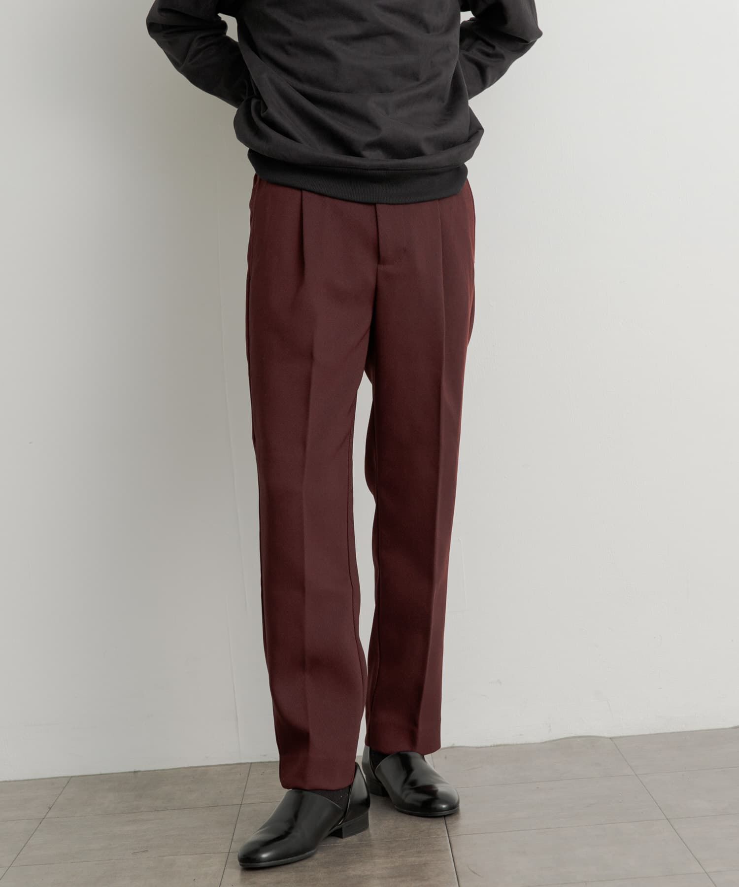 SENSE OF PLACE by URBAN RESEARCH「ハードツイルセンタープレスストレートパンツ」|その他|