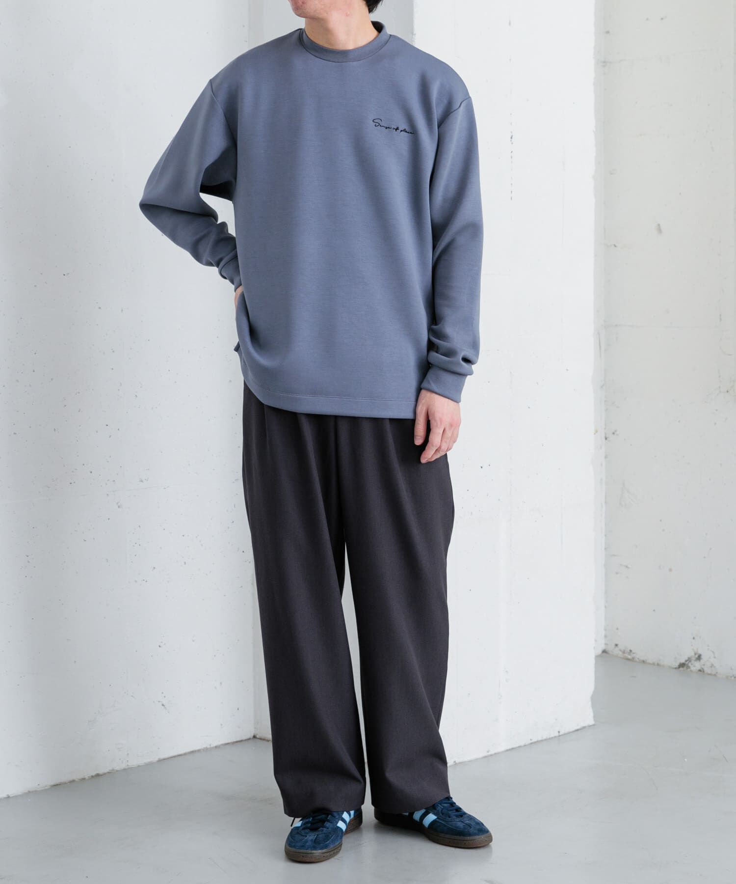 SENSE OF PLACE by URBAN RESEARCH「『イージーケア』ダブルタックワイドパンツ」|その他|