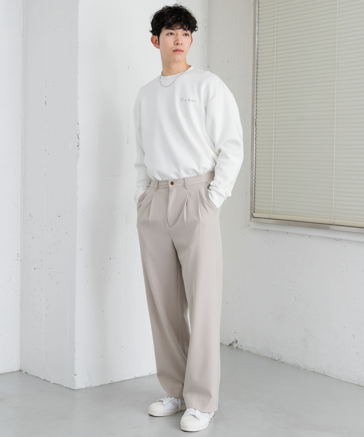 SENSE OF PLACE by URBAN RESEARCH「『イージーケア』ダブルタックワイドパンツ」|その他|