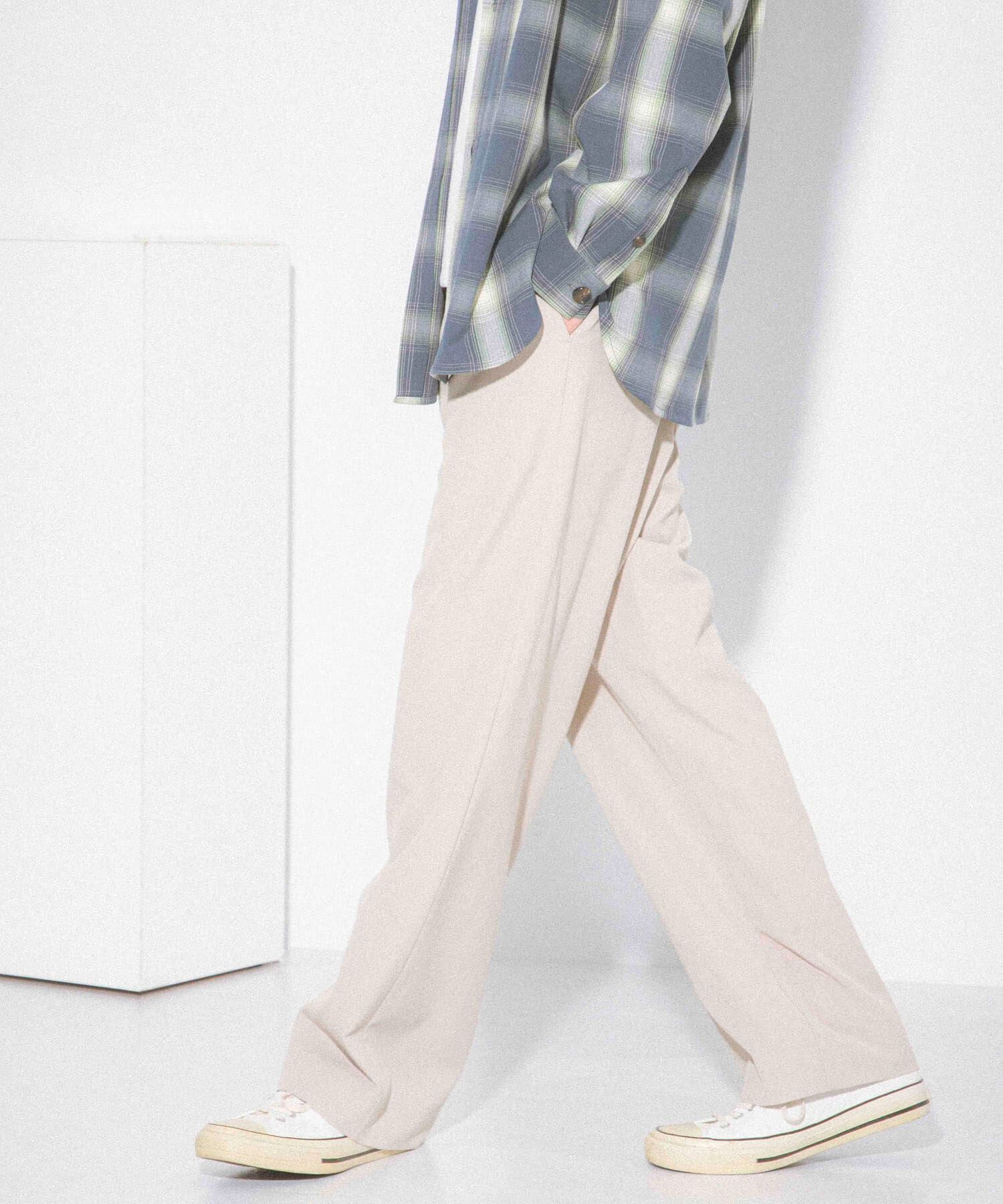 SENSE OF PLACE by URBAN RESEARCH「『イージーケア』ダブルタックワイドパンツ」|その他|