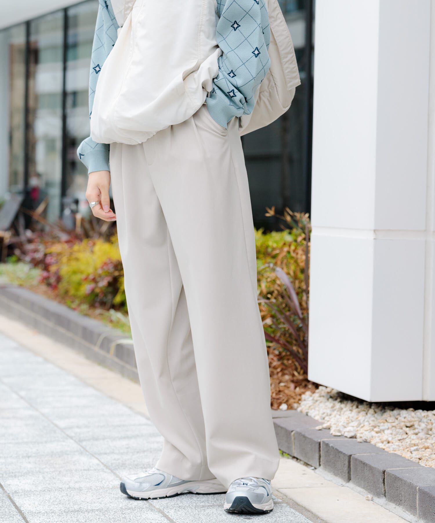 SENSE OF PLACE by URBAN RESEARCH「『イージーケア』ダブルタックワイドパンツ」|その他|