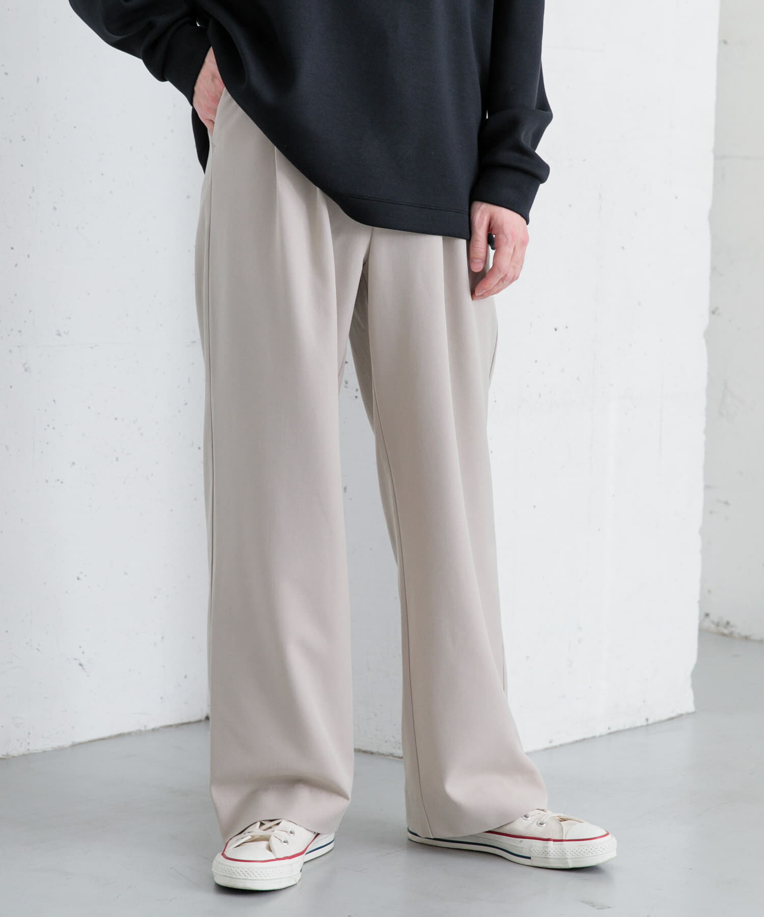 SENSE OF PLACE by URBAN RESEARCH「『イージーケア』ダブルタックワイドパンツ」|その他|