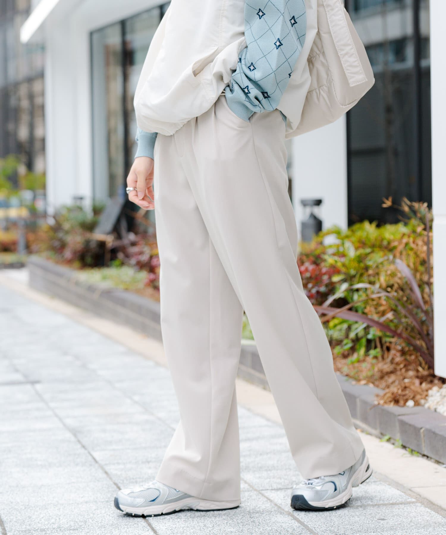 SENSE OF PLACE by URBAN RESEARCH「『イージーケア』ダブルタックワイドパンツ」|その他|